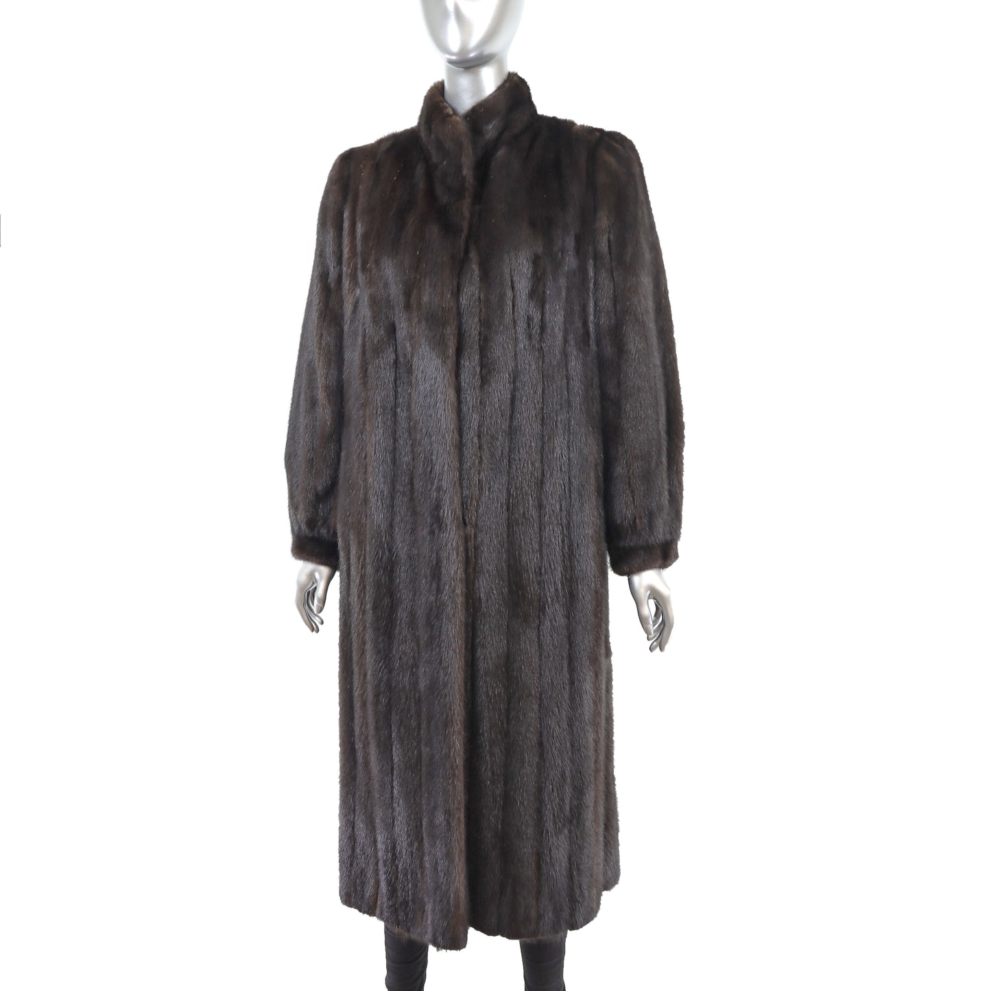 Black Mink Coat- Size M