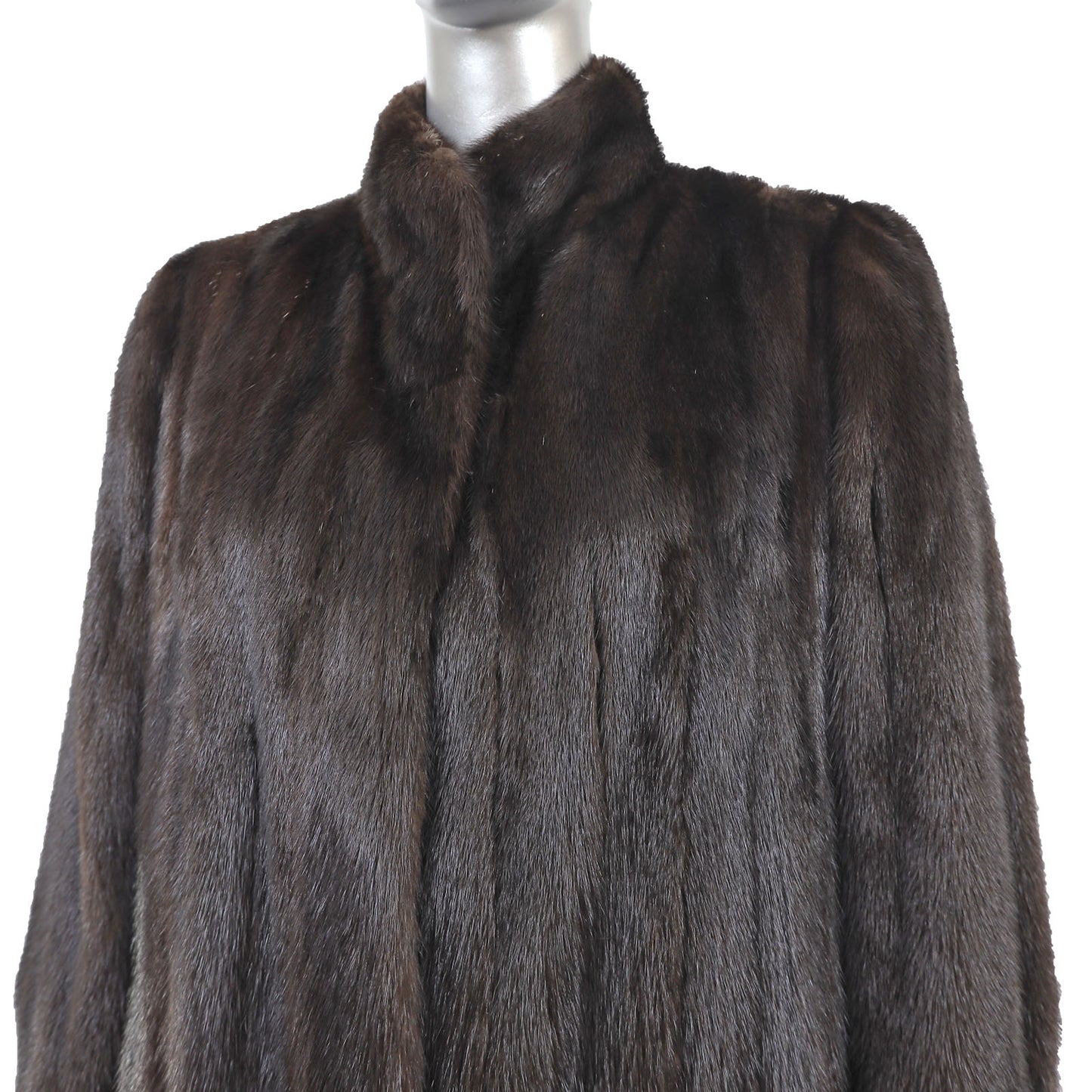 Black Mink Coat- Size M