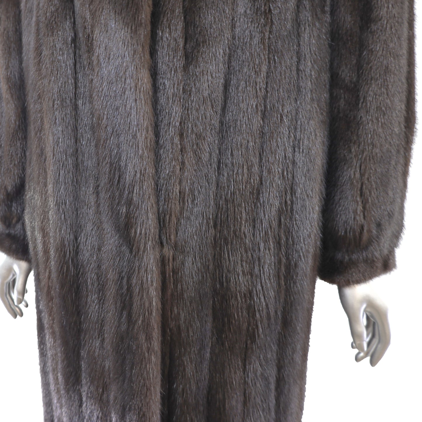 Black Mink Coat- Size M