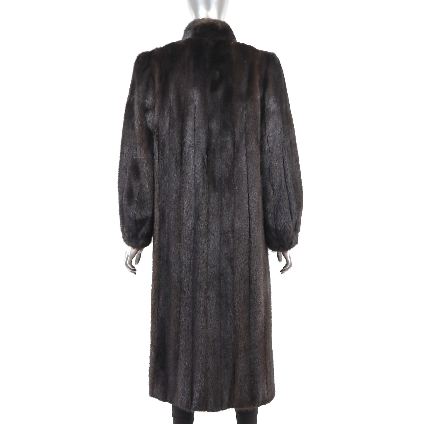 Black Mink Coat- Size M