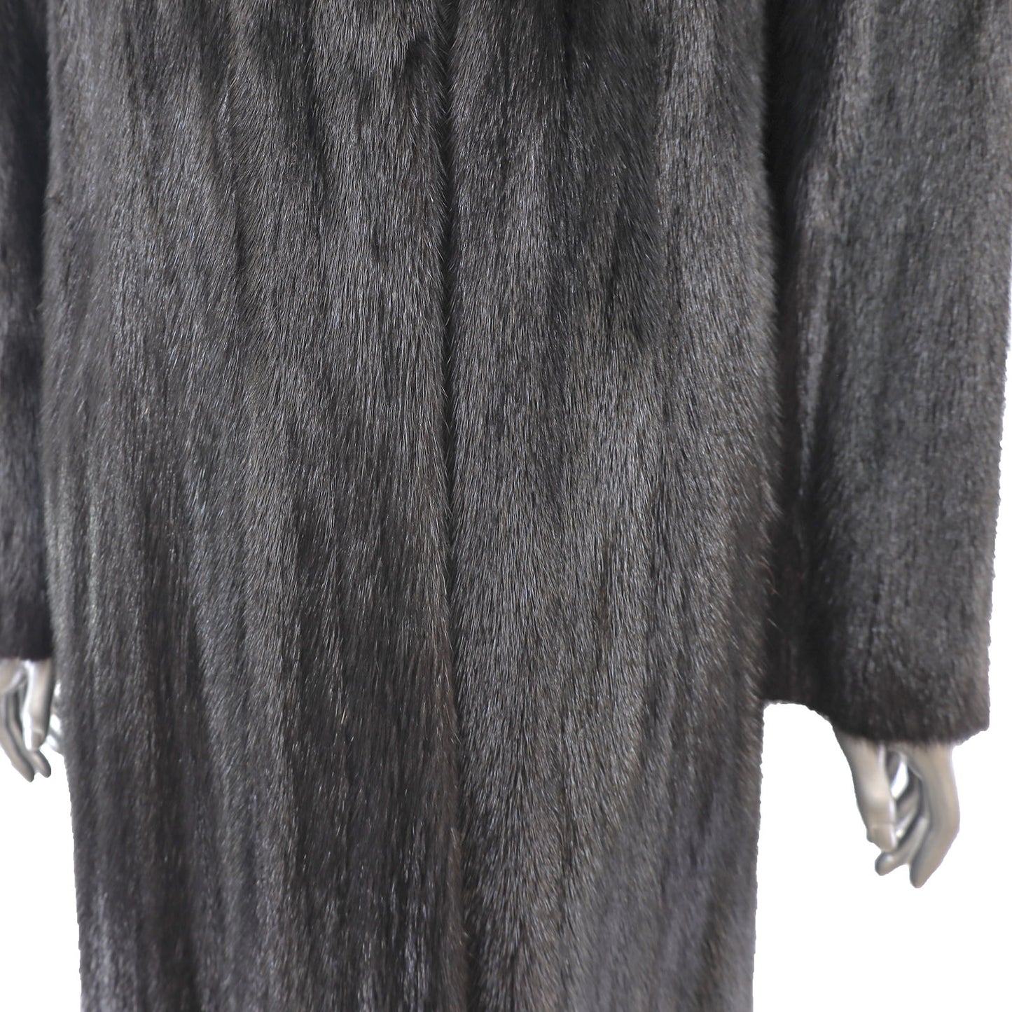 Black Mink Coat- Size M