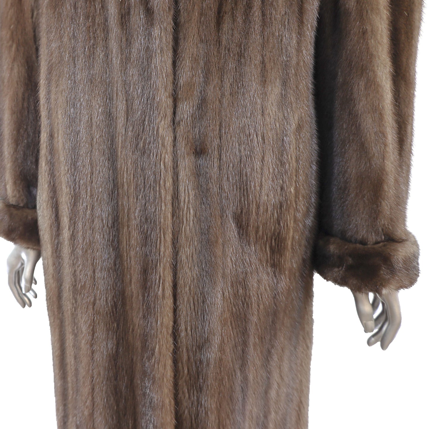 Brown Mink Coat- Size L