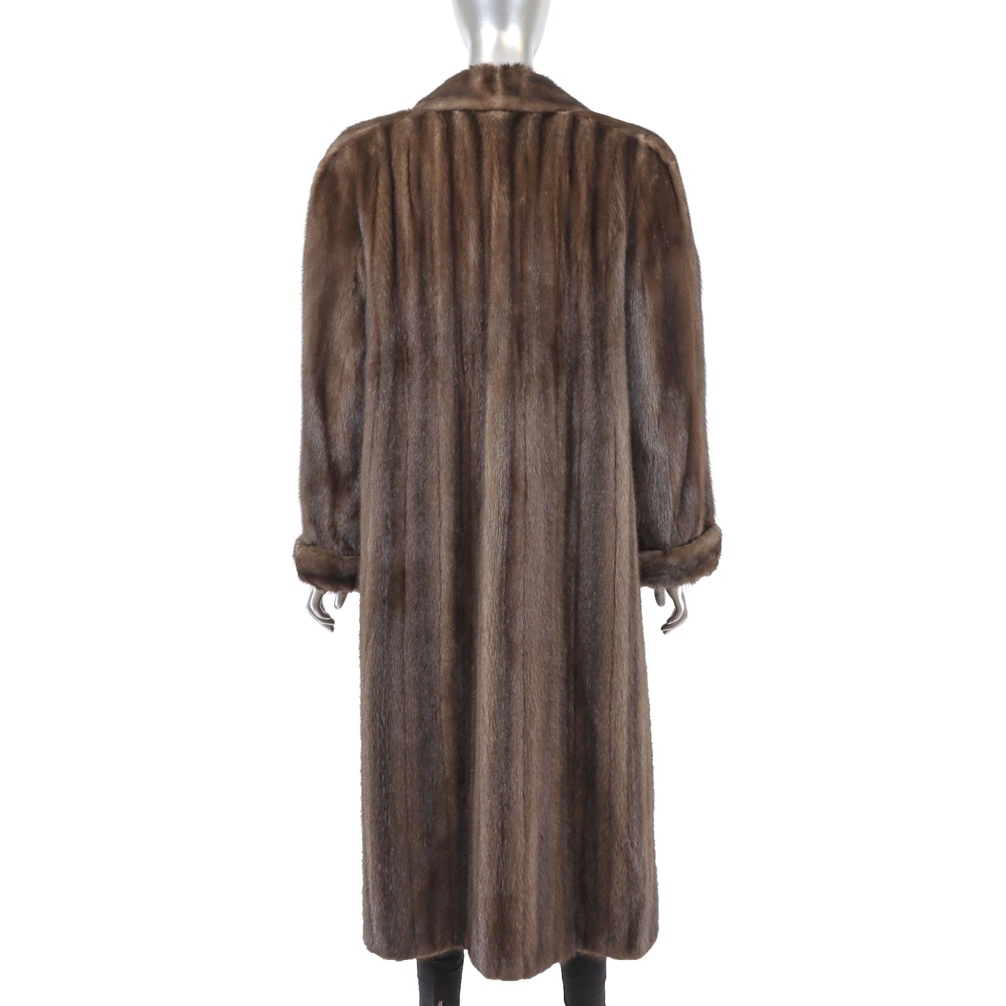 Brown Mink Coat- Size L