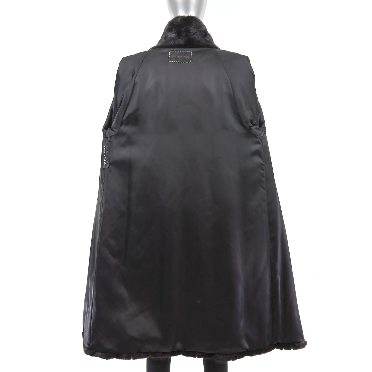 Black Mink Coat- Size M