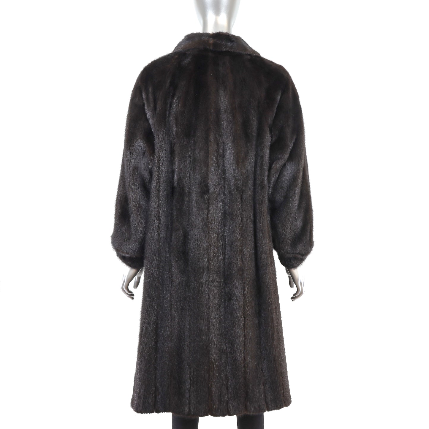 Black Mink Coat- Size M