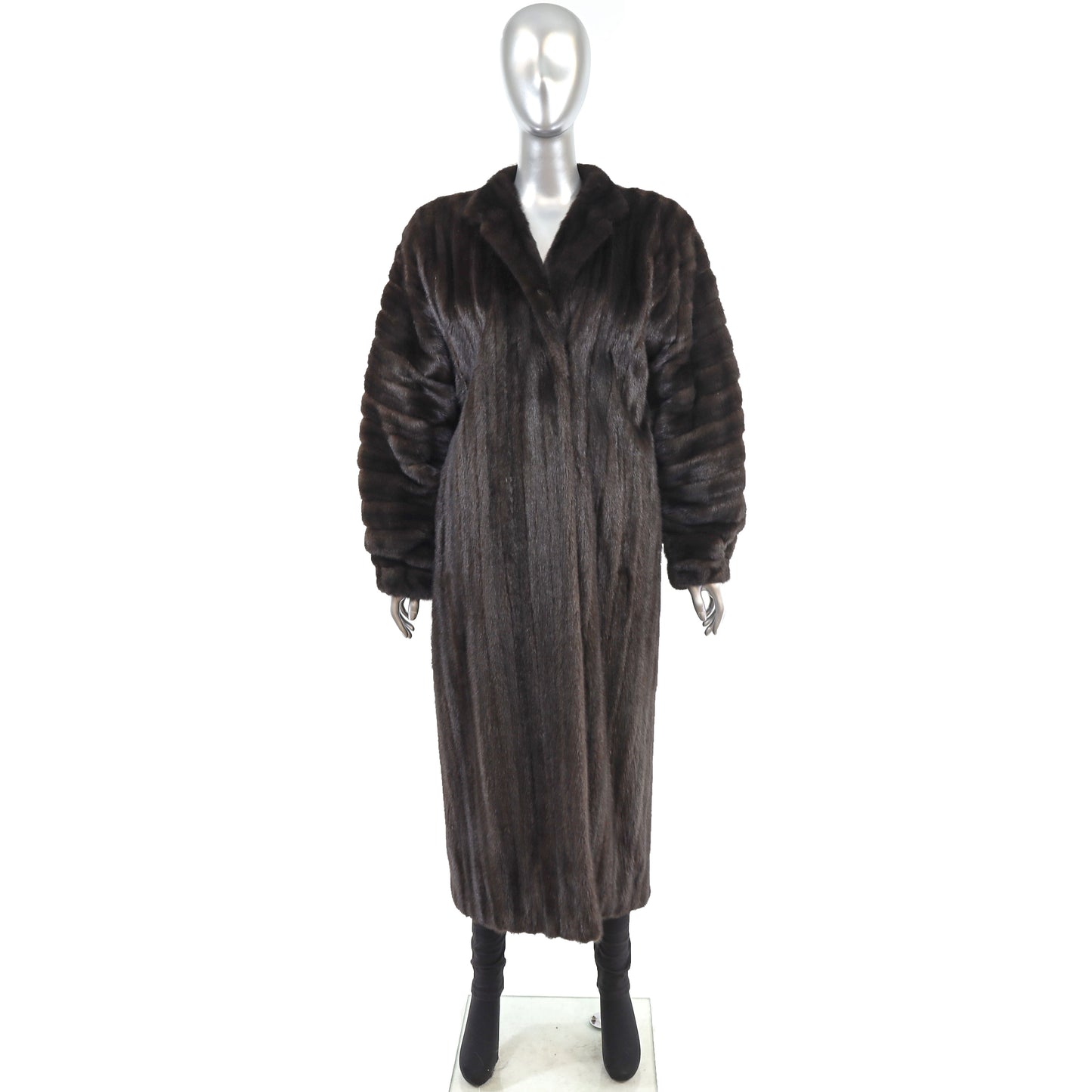 Mahogany Mink Coat- Size L