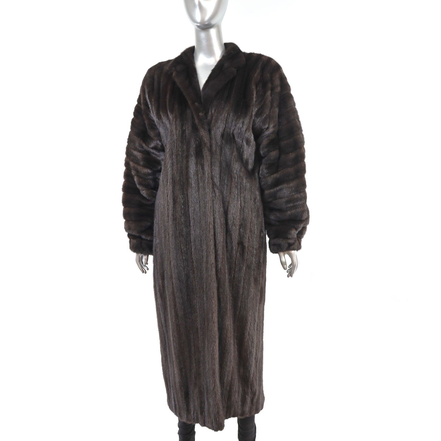 Mahogany Mink Coat- Size L