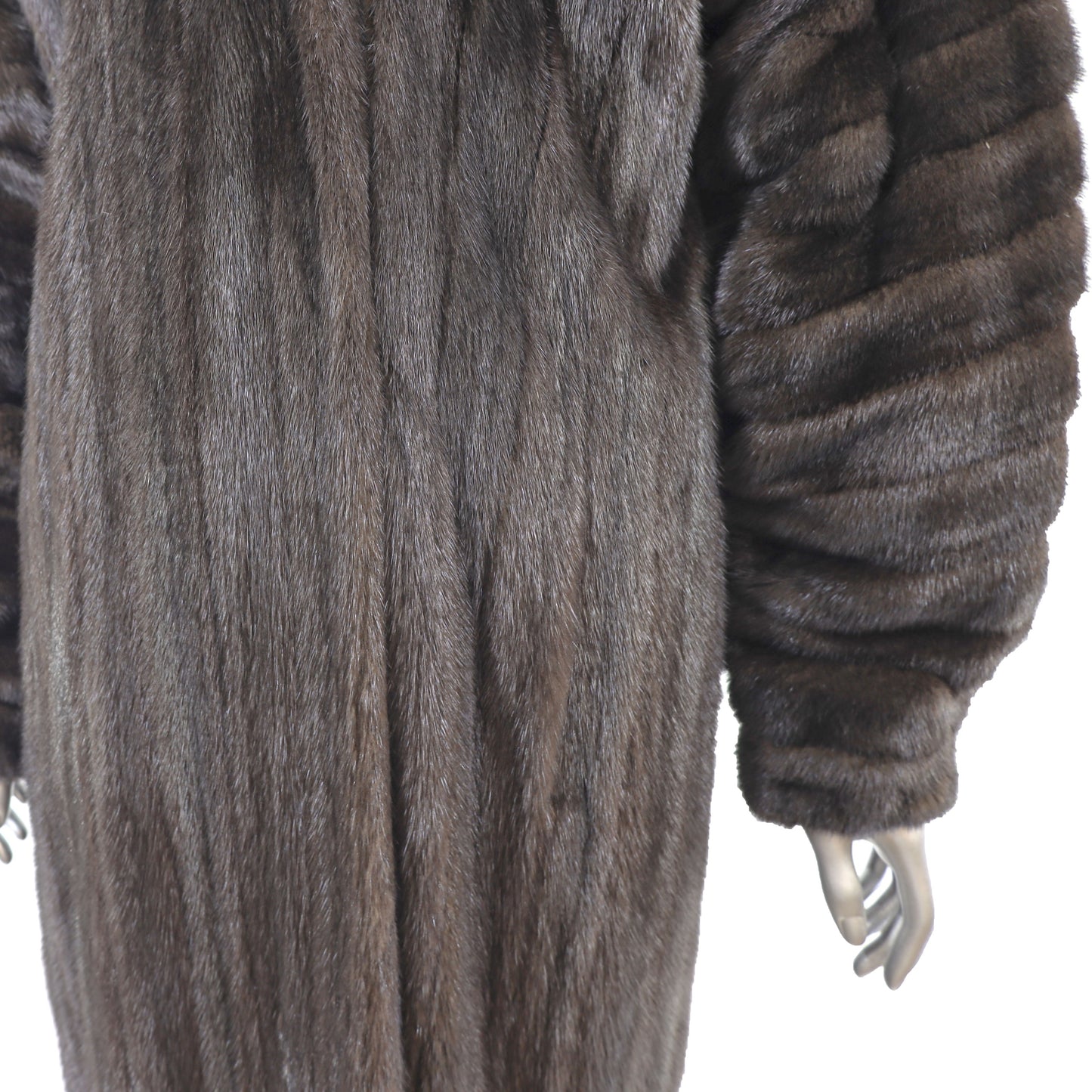 Mahogany Mink Coat- Size L