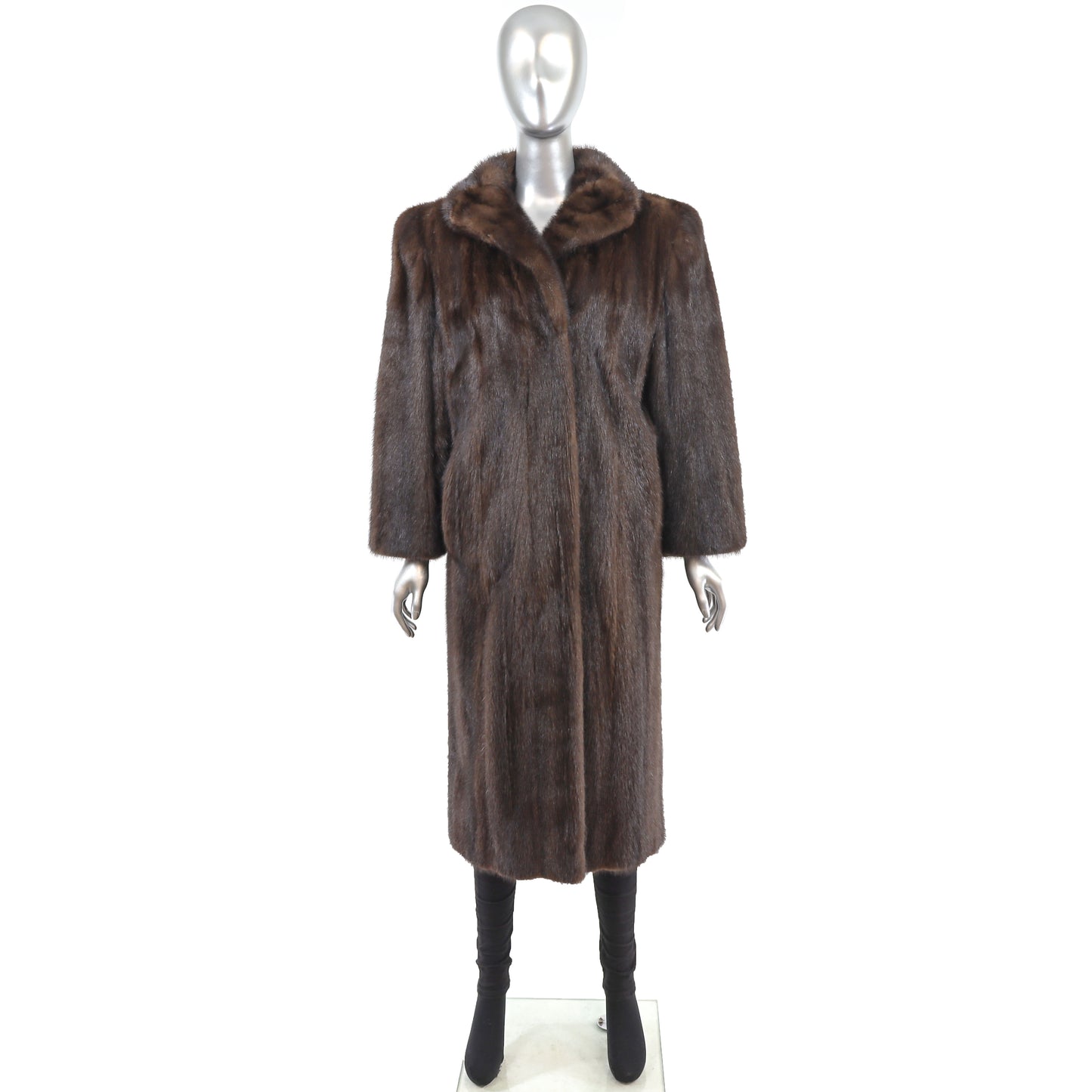 Mahogany Mink Coat- Size M