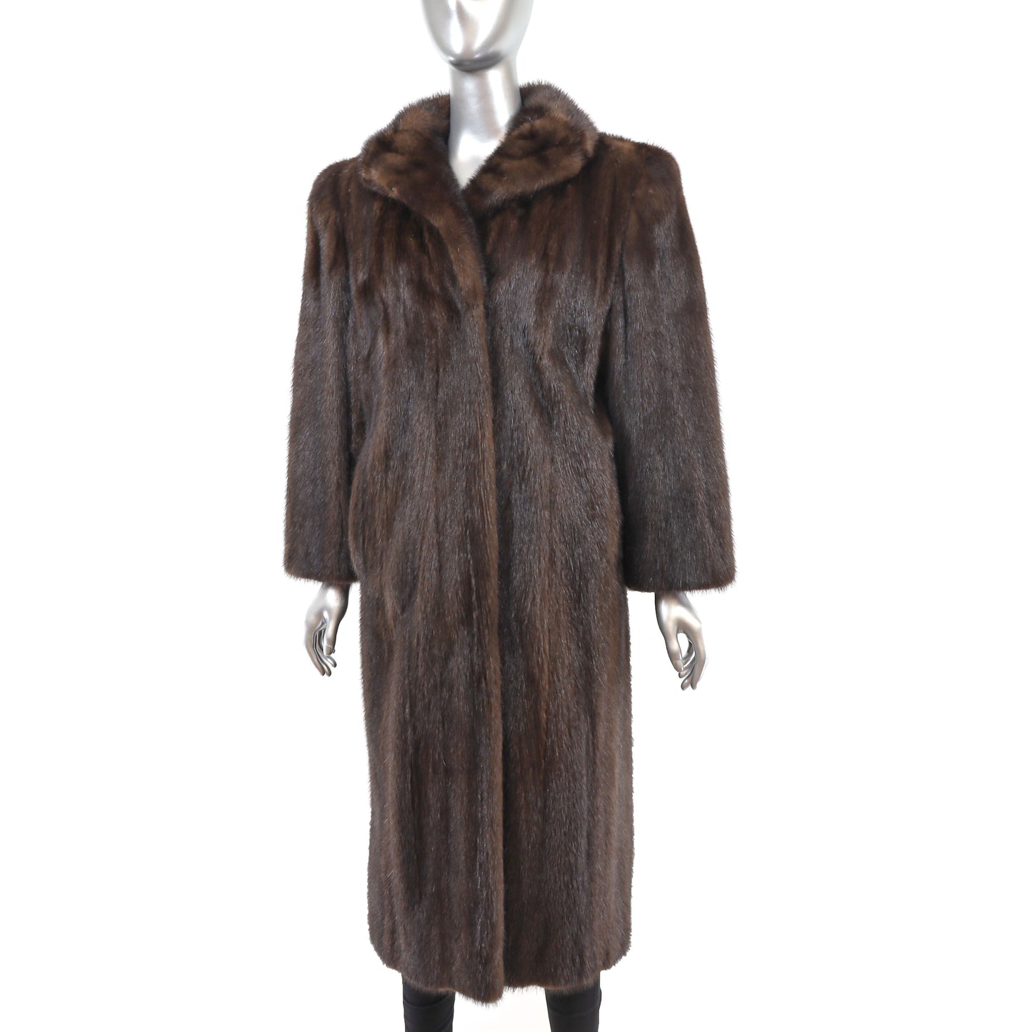 Mahogany Mink Coat- Size M