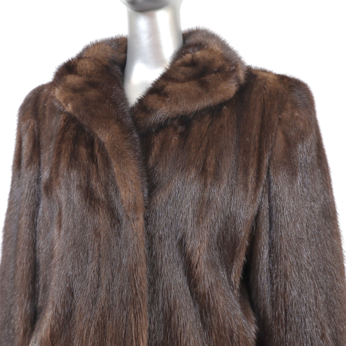 Mahogany Mink Coat- Size M