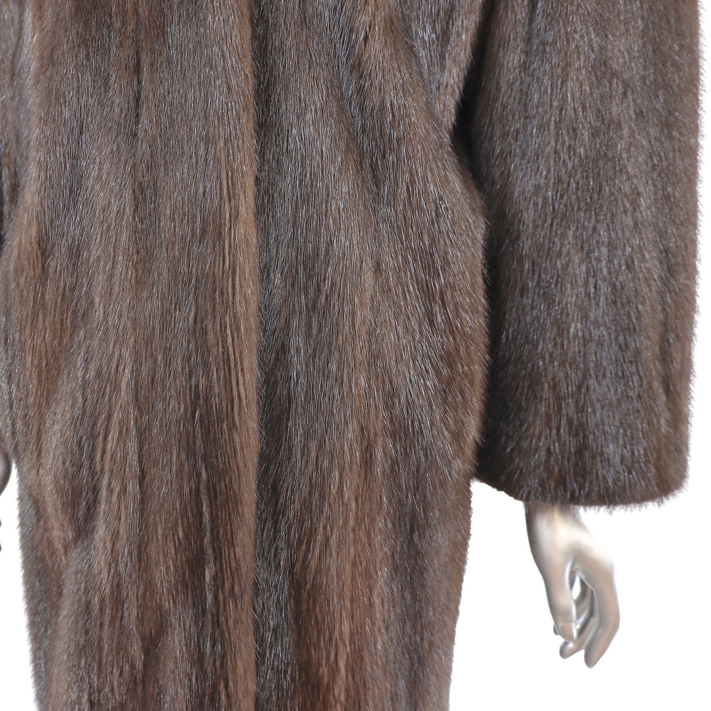 Mahogany Mink Coat- Size M