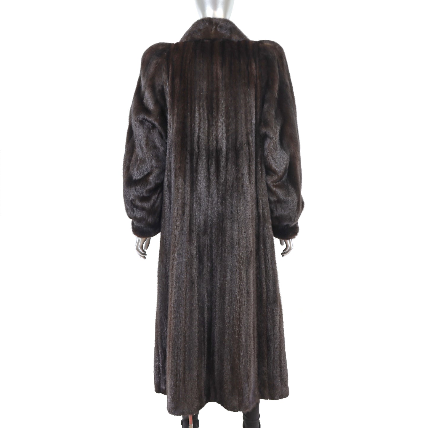 Dark Mahogany Mink Coat- Size M