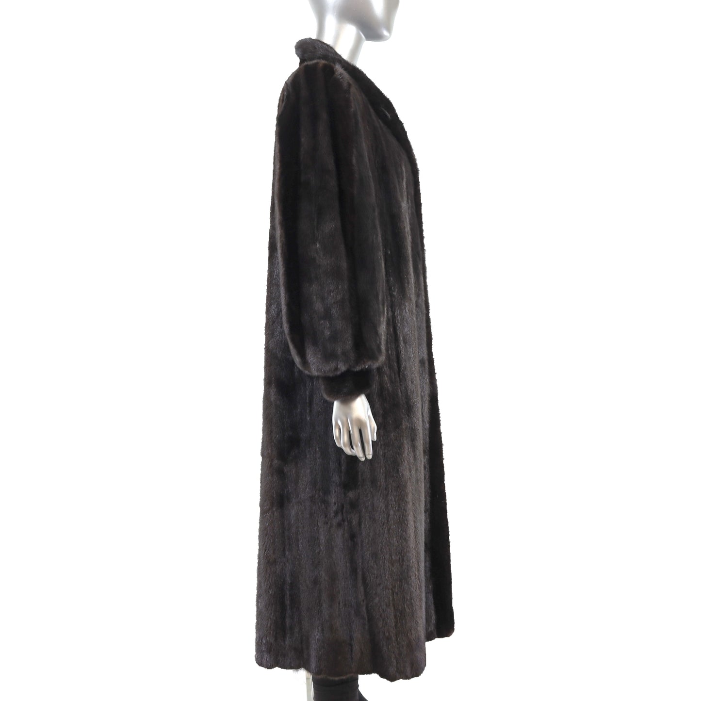 Black Mink Coat- Size M