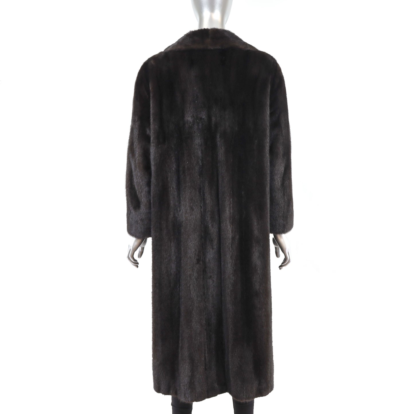 Black Mink Coat- Size M