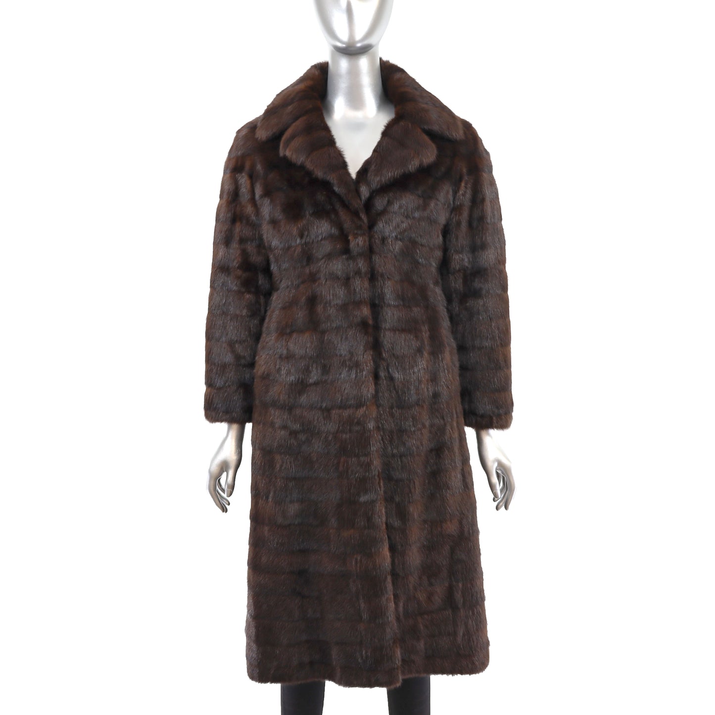 Chinese Mink 7/8 Coat- Size XS