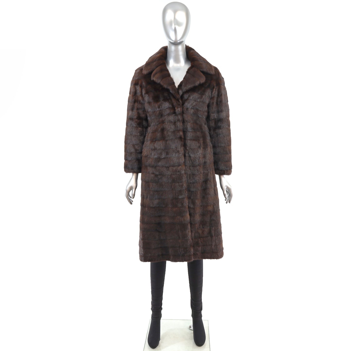 Chinese Mink 7/8 Coat- Size XS