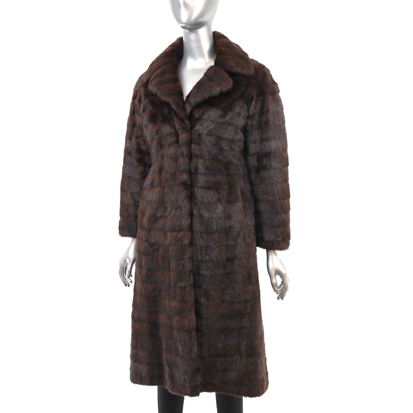 Chinese Mink 7/8 Coat- Size XS