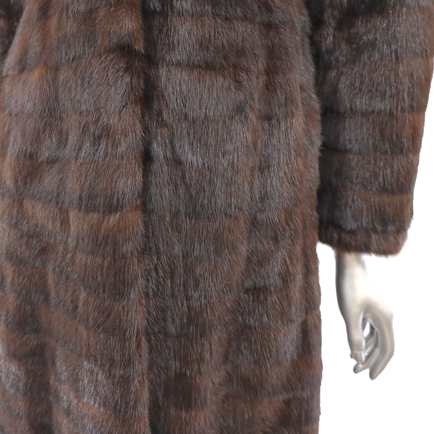 Chinese Mink 7/8 Coat- Size XS