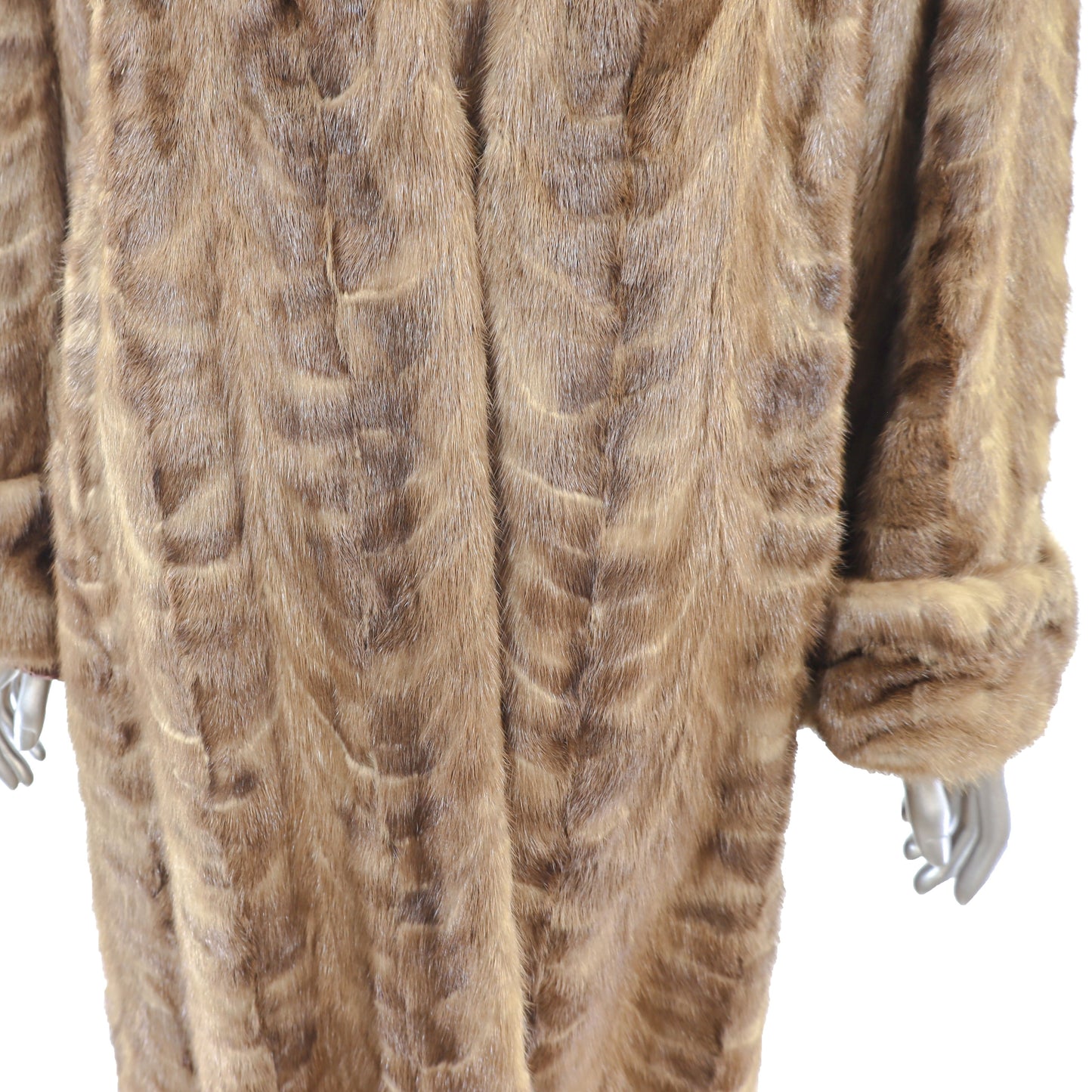 Autumn Haze Section Mink Coat- Size XL