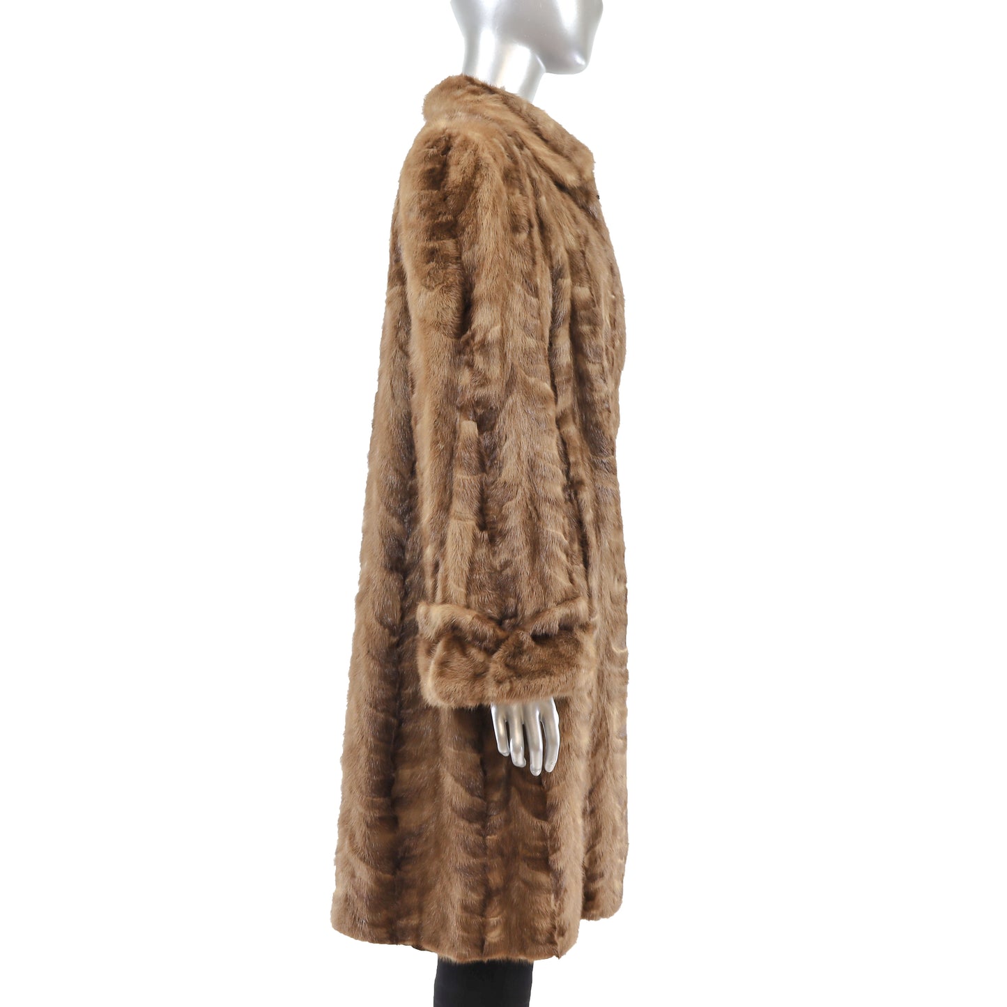 Autumn Haze Section Mink Coat- Size XL