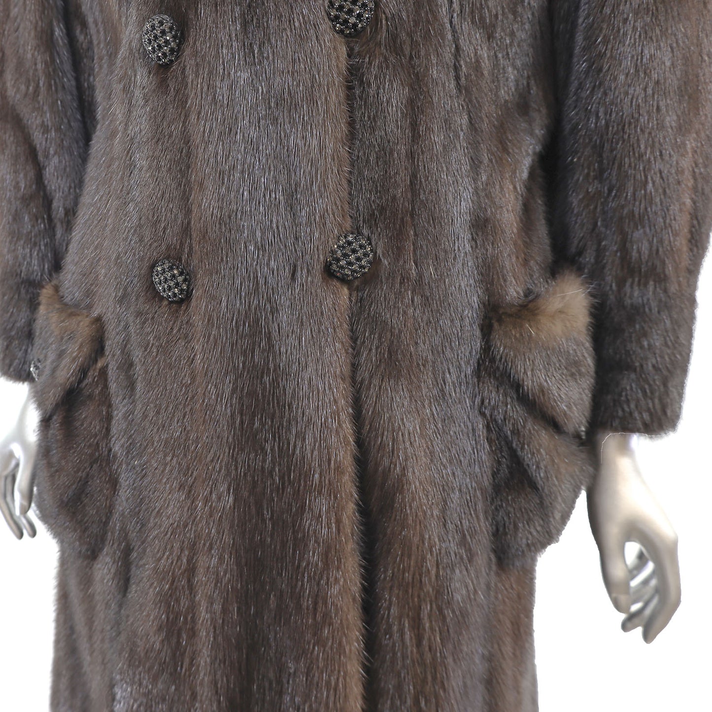 Mahogany Mink 7/8 Coat- Size S