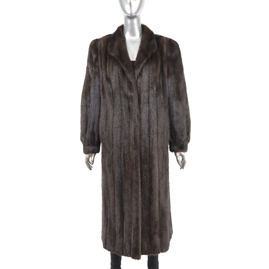 Mahogany Mink Coat- Size M