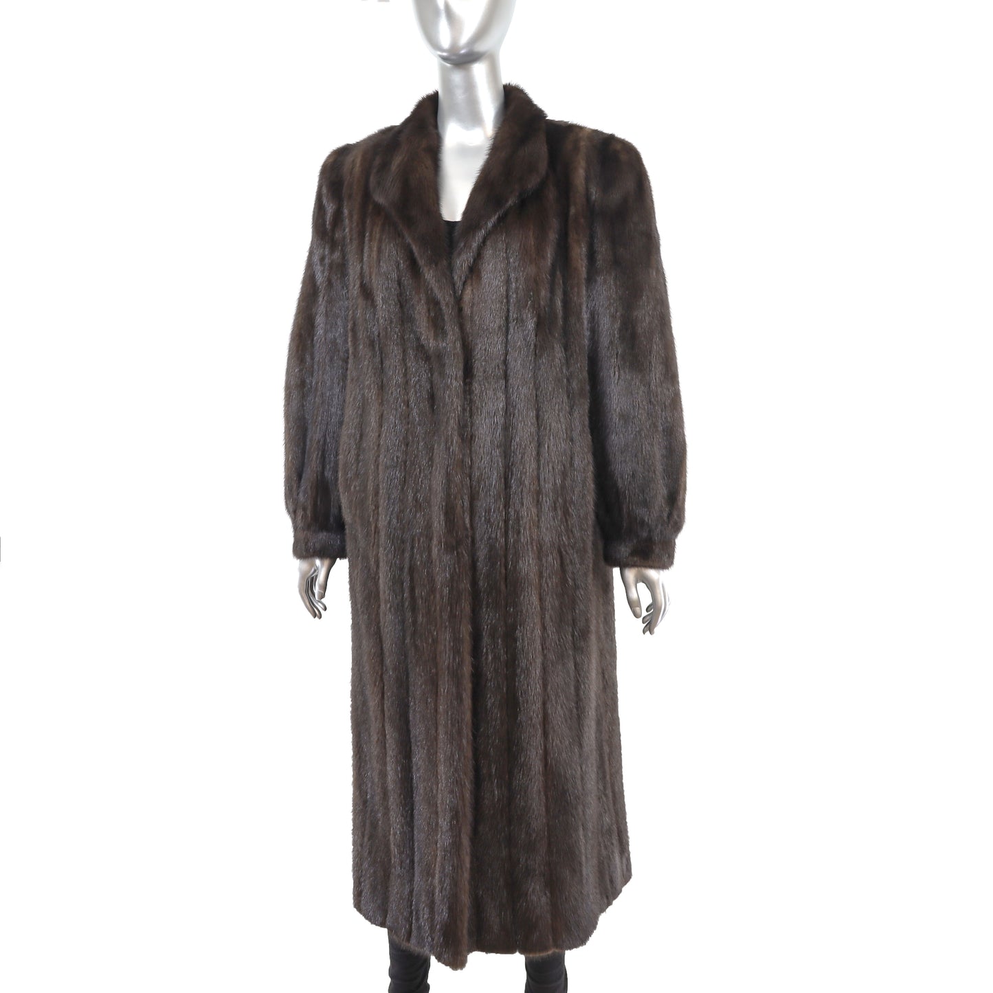 Mahogany Mink Coat- Size M