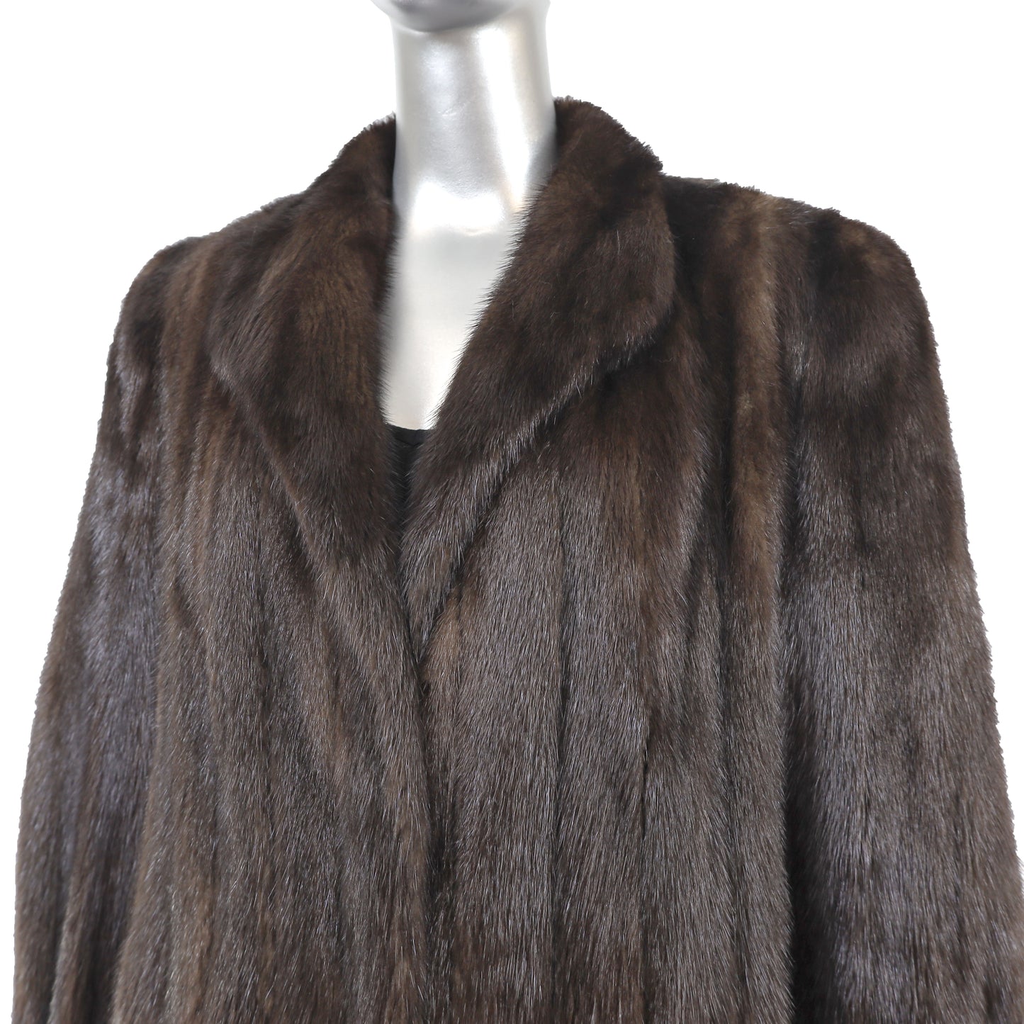 Mahogany Mink Coat- Size M