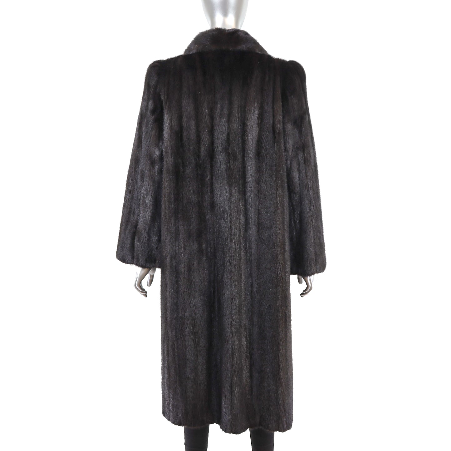 Dark Mahogany Mink Coat- Size M