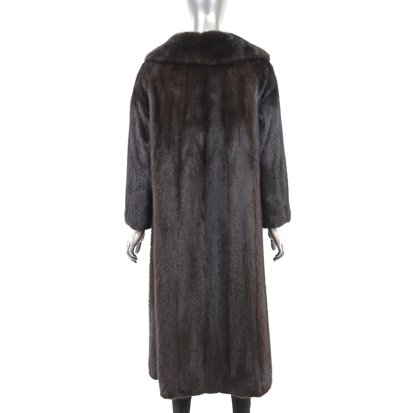 Dark Mahogany Mink Coat- Size S