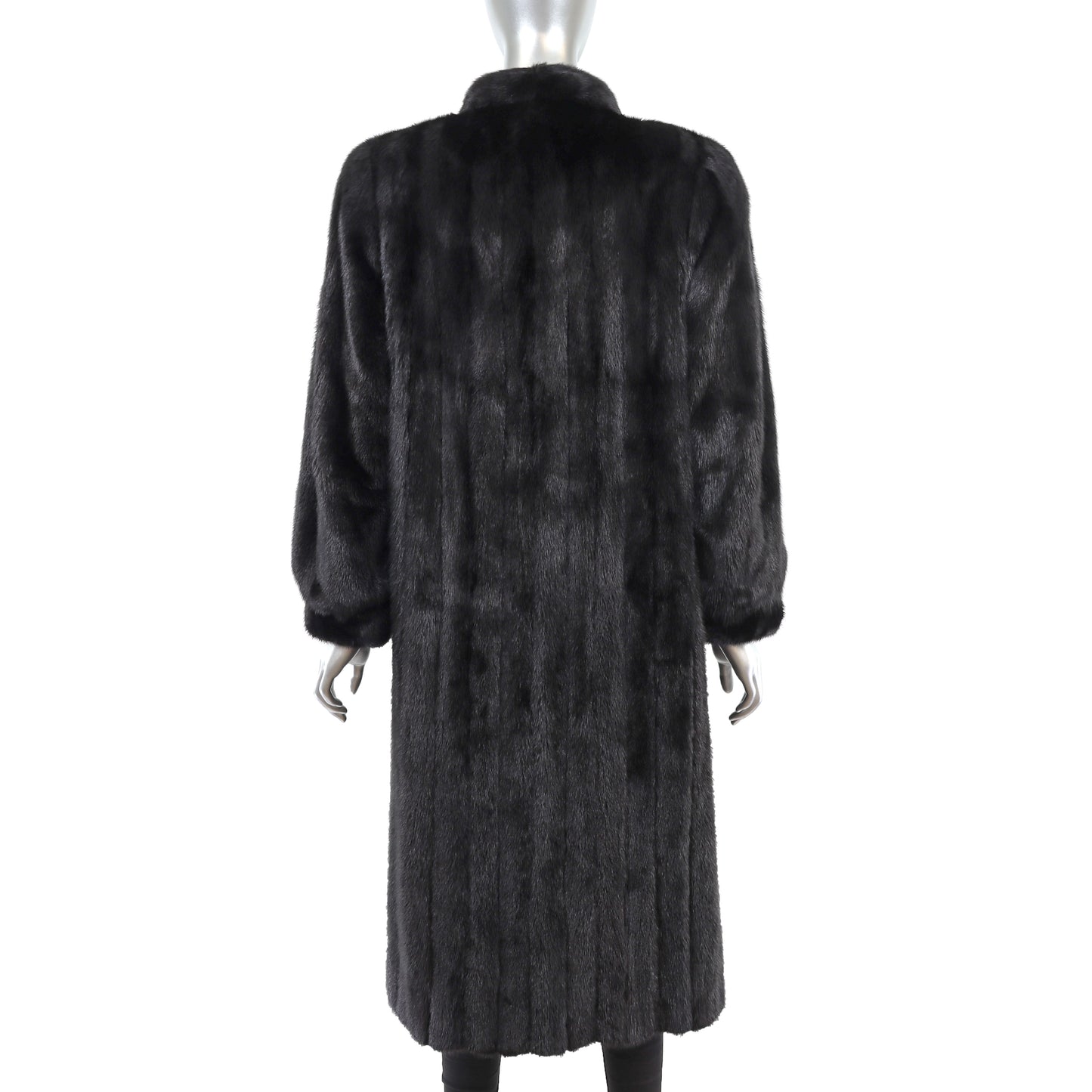 Black Mink Coat- Size M