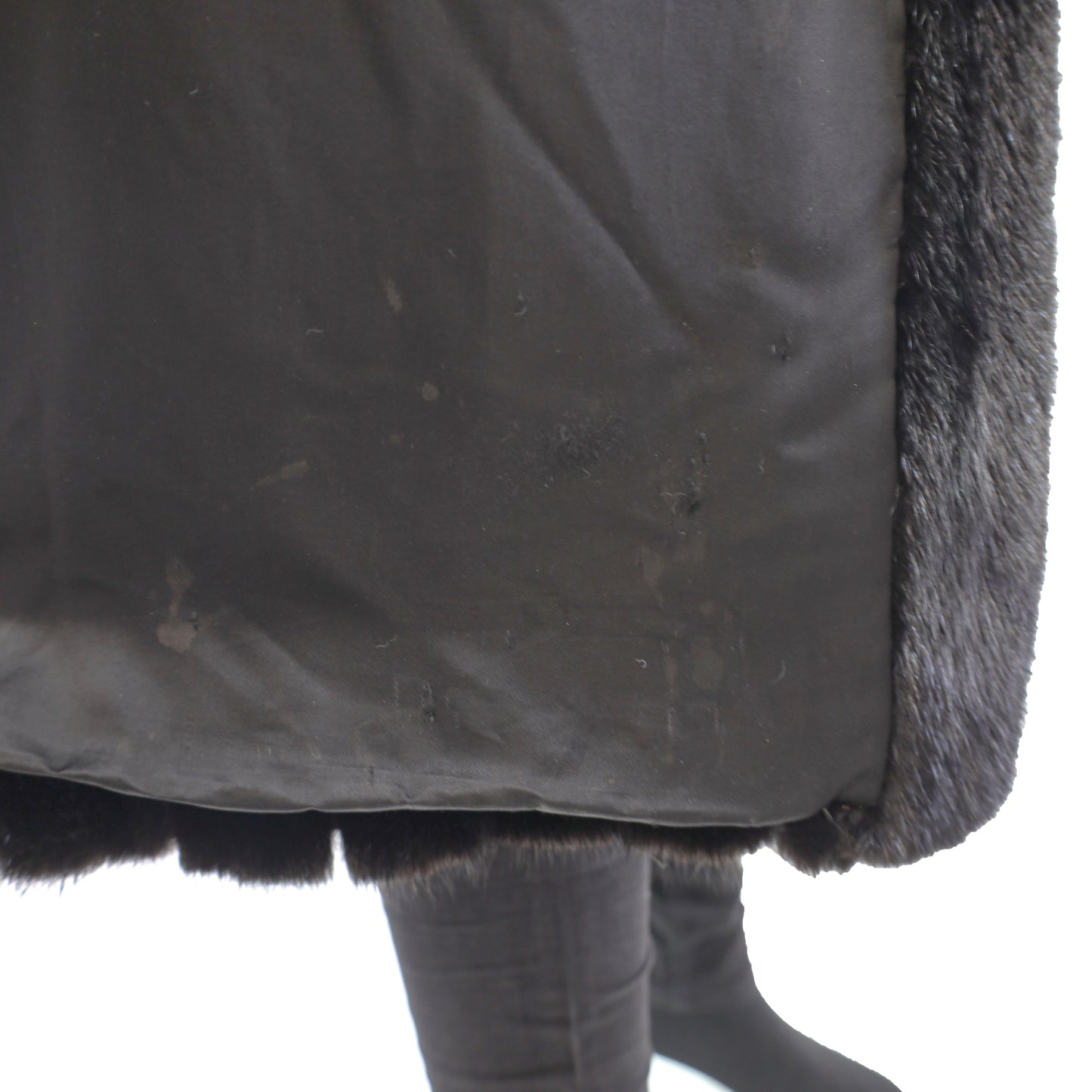 Black Mink Coat- Size M