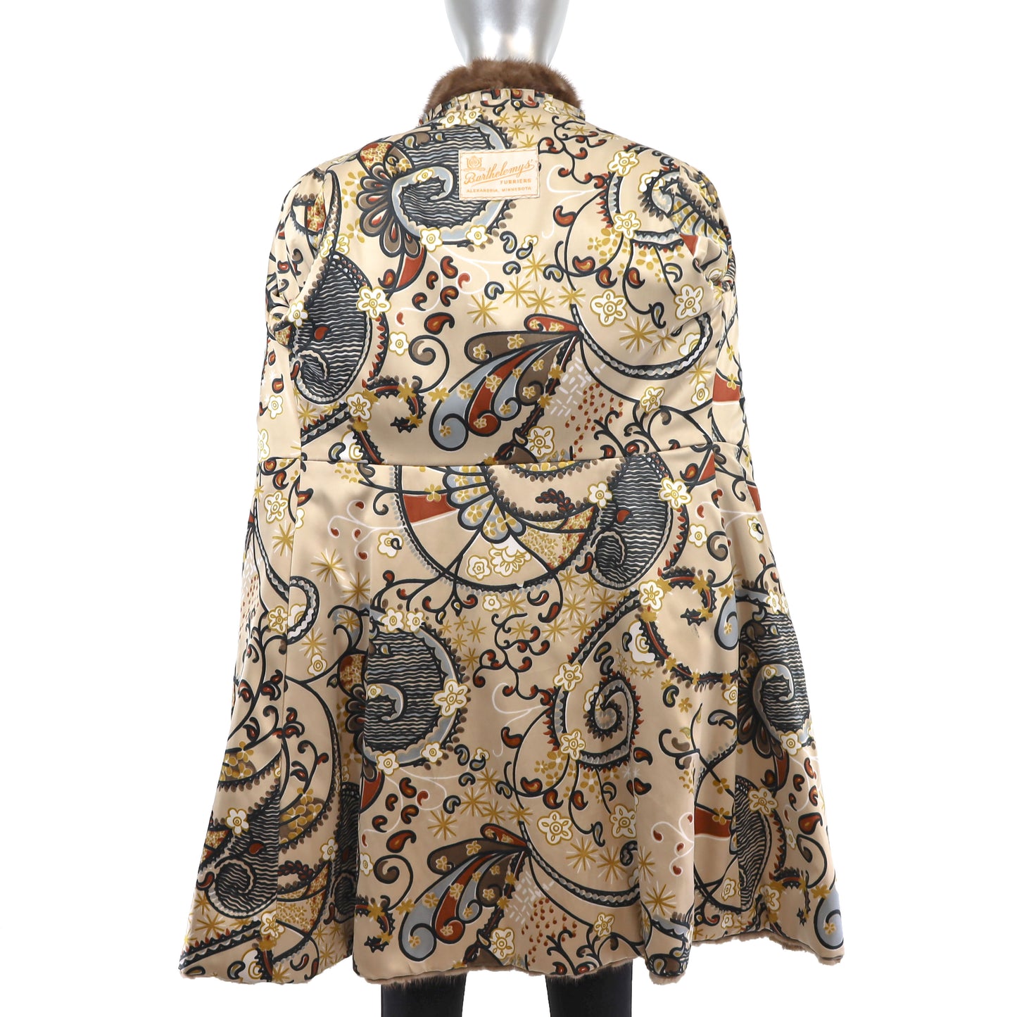 Autumn Haze Section Mink Coat- Size S