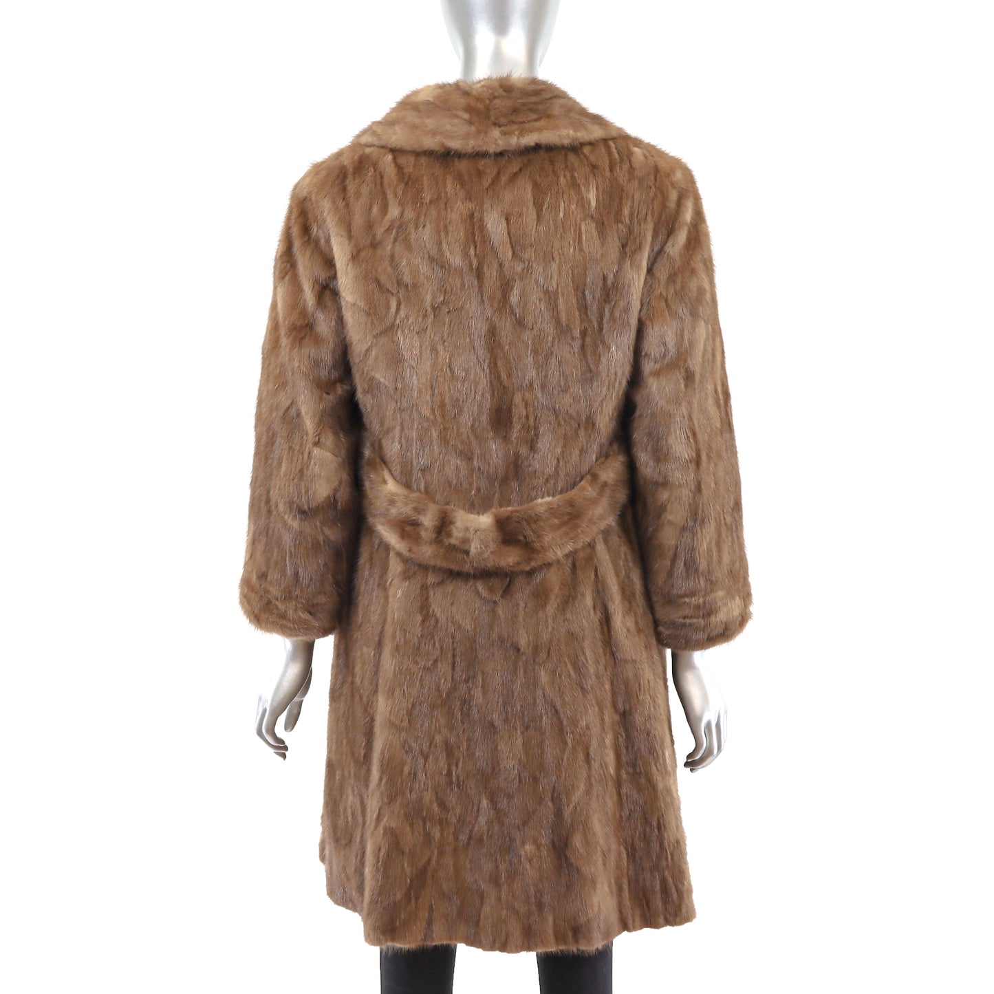 Autumn Haze Section Mink Coat- Size S