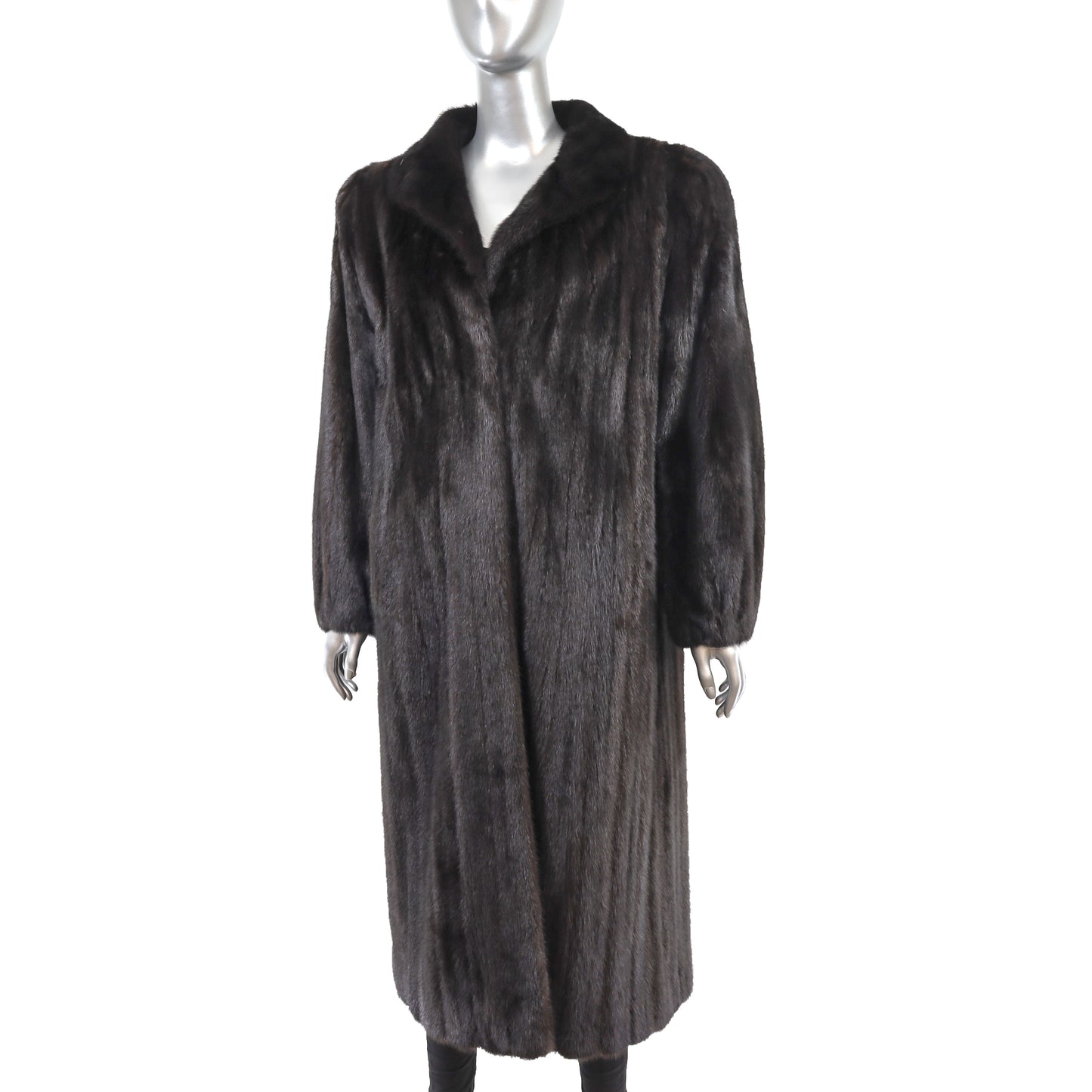 Black Mink Coat- Size L