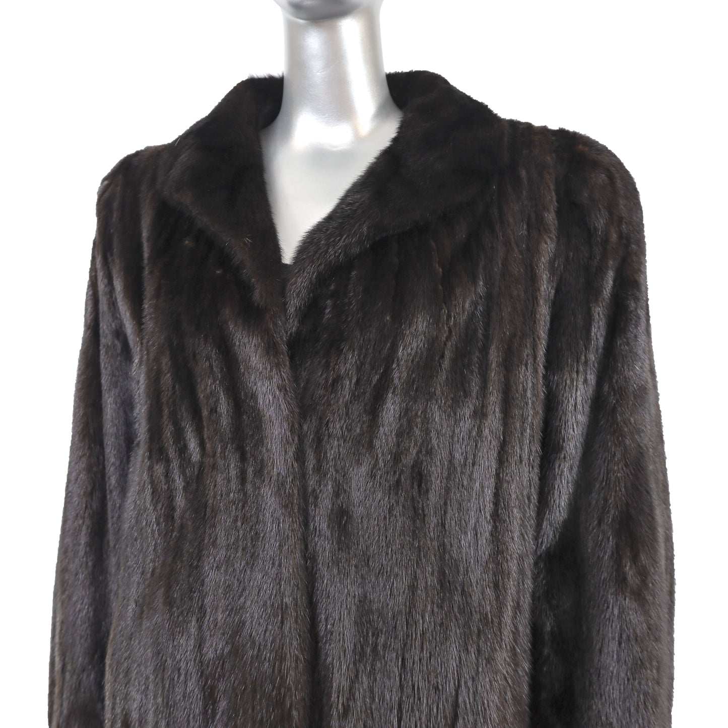 Black Mink Coat- Size L