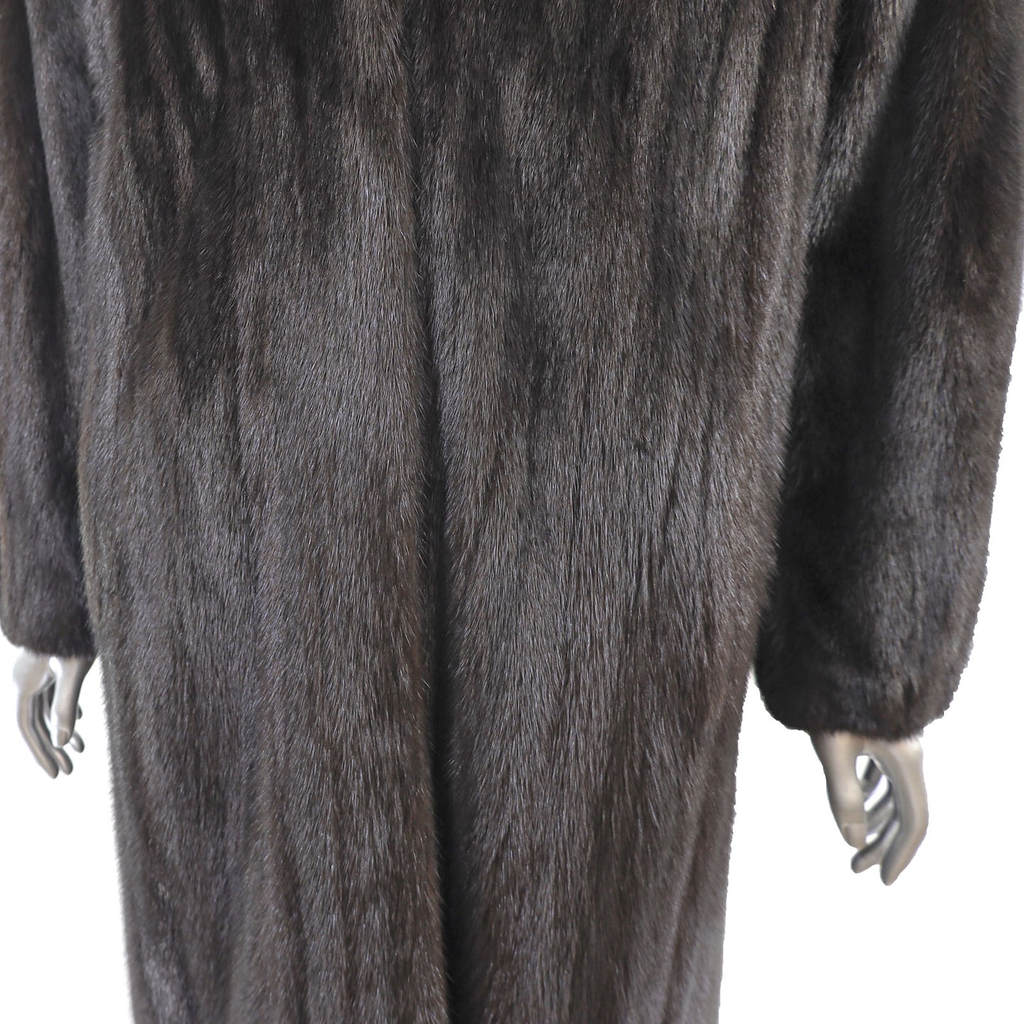 Black Mink Coat- Size L