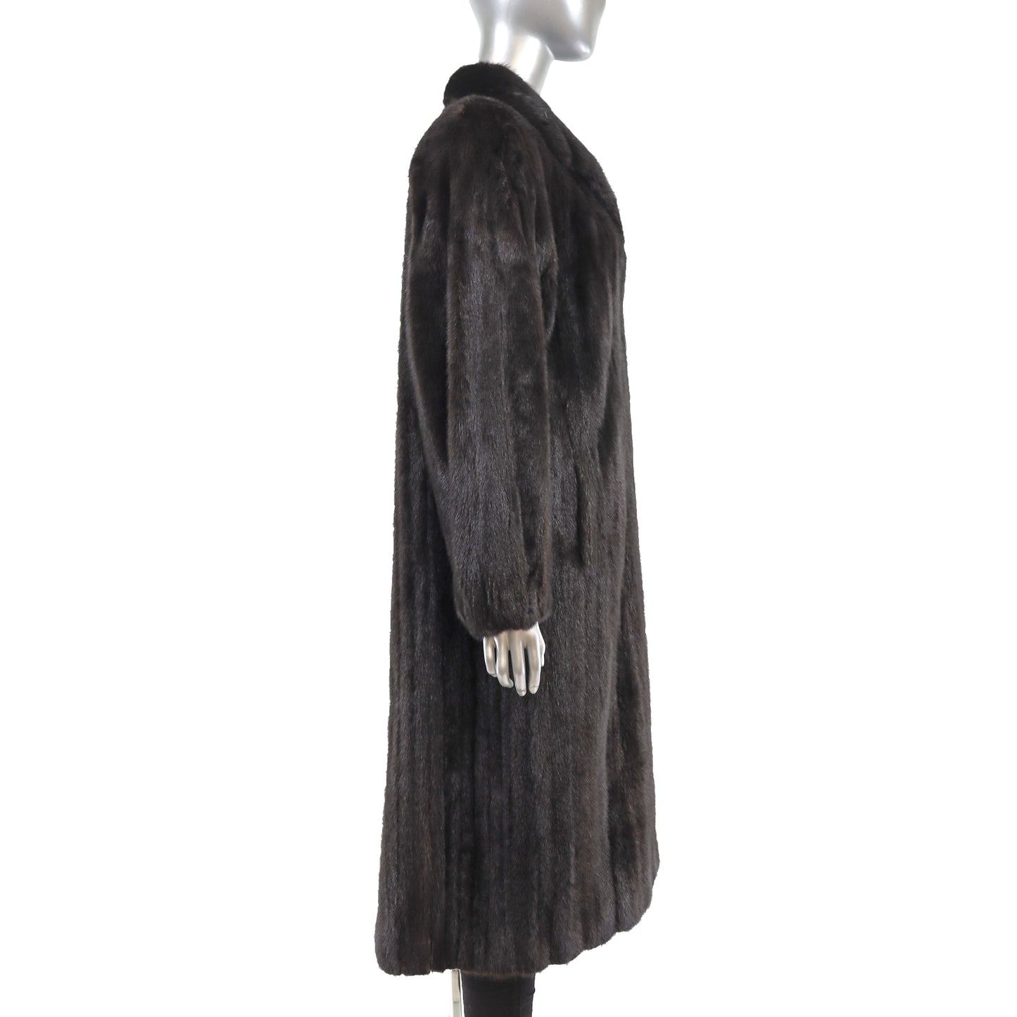 Black Mink Coat- Size L