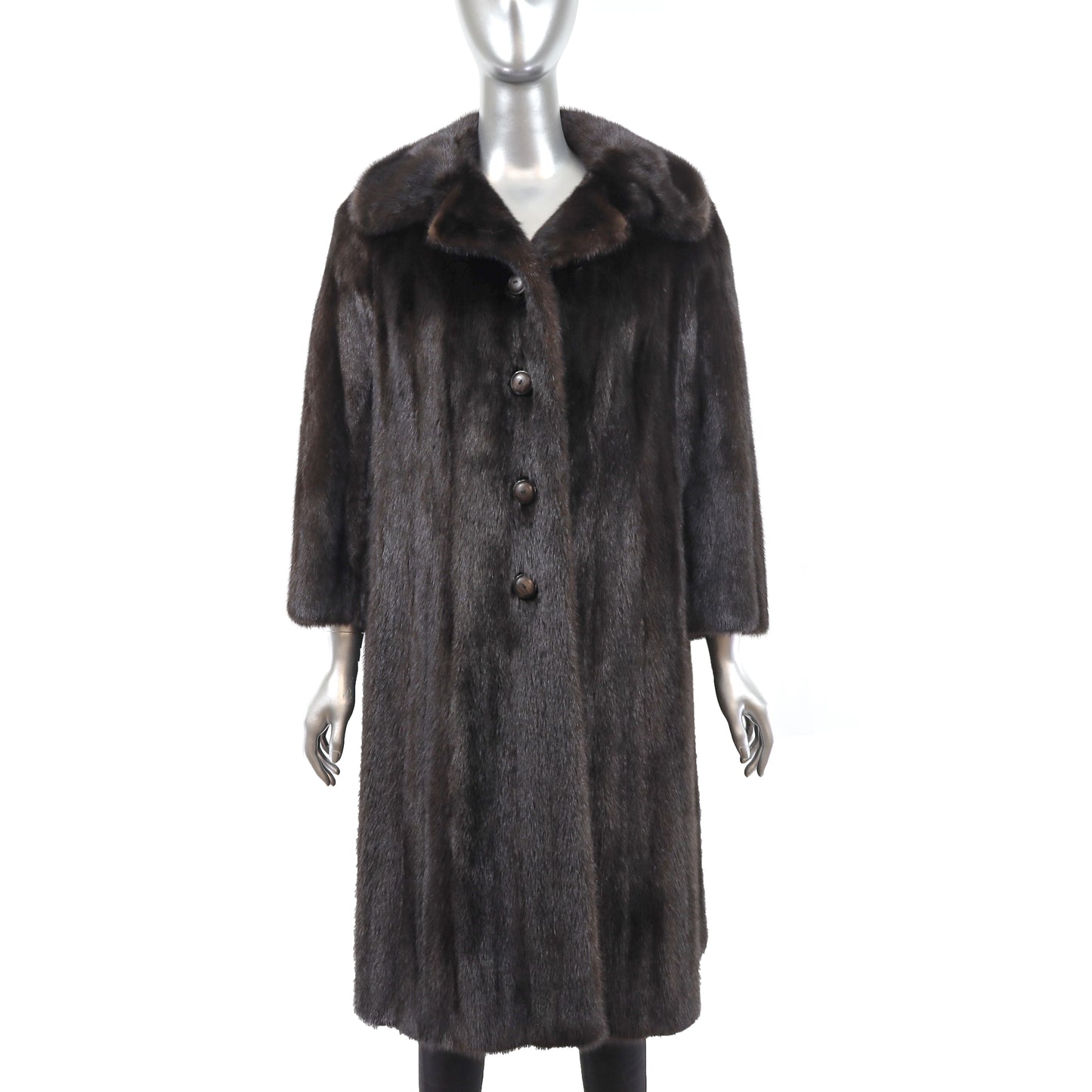 Birger Christensen Black Mink Coat- Size S