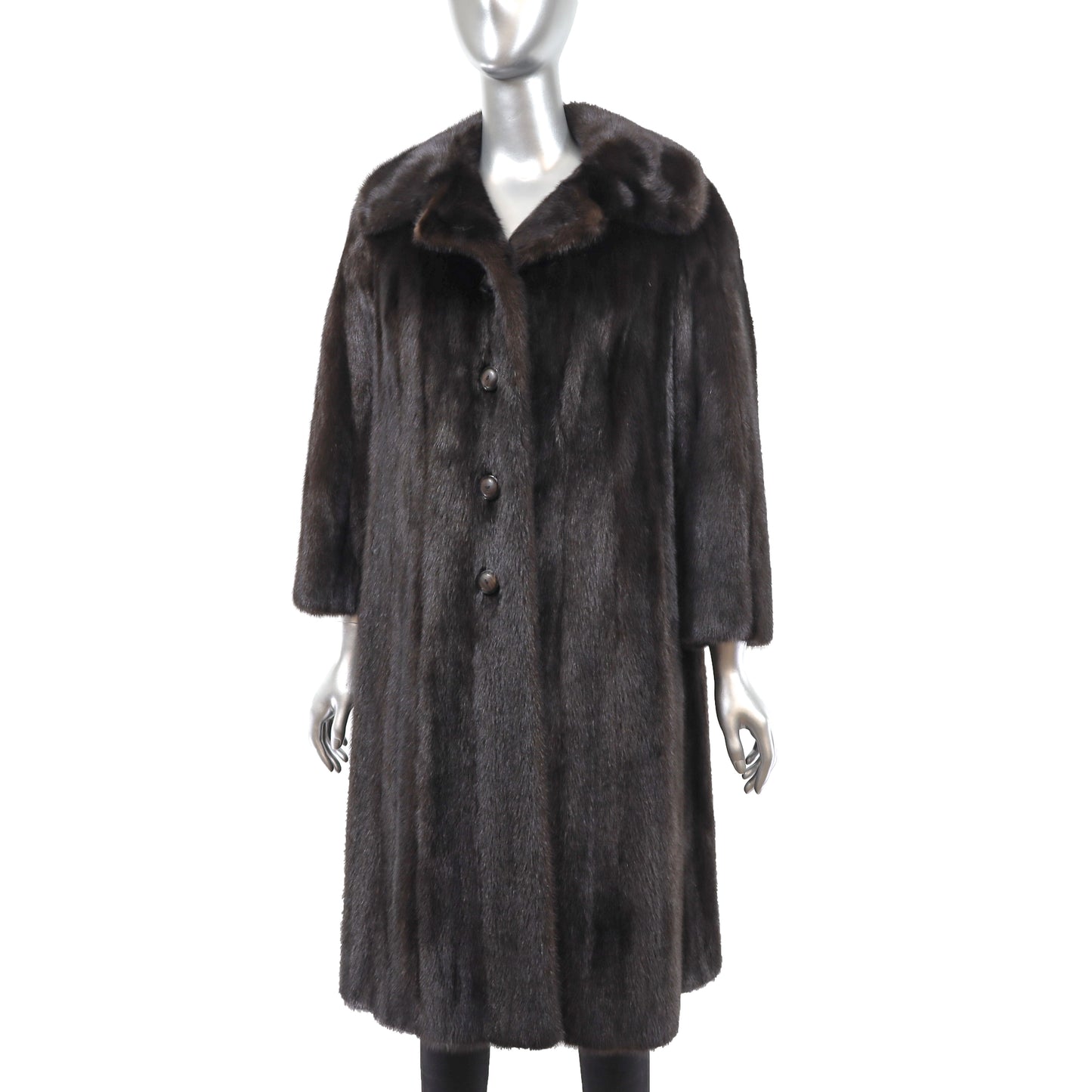 Birger Christensen Black Mink Coat- Size S