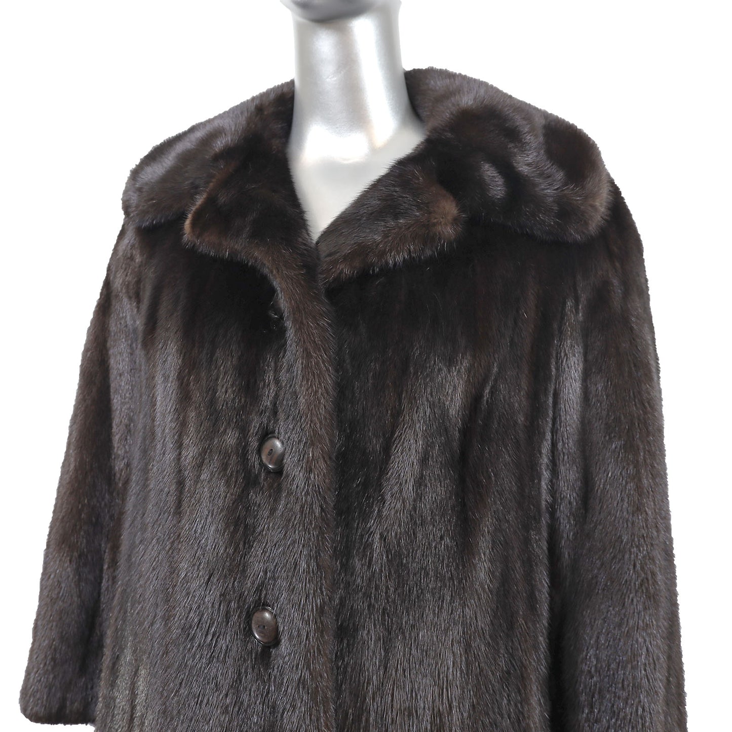 Birger Christensen Black Mink Coat- Size S