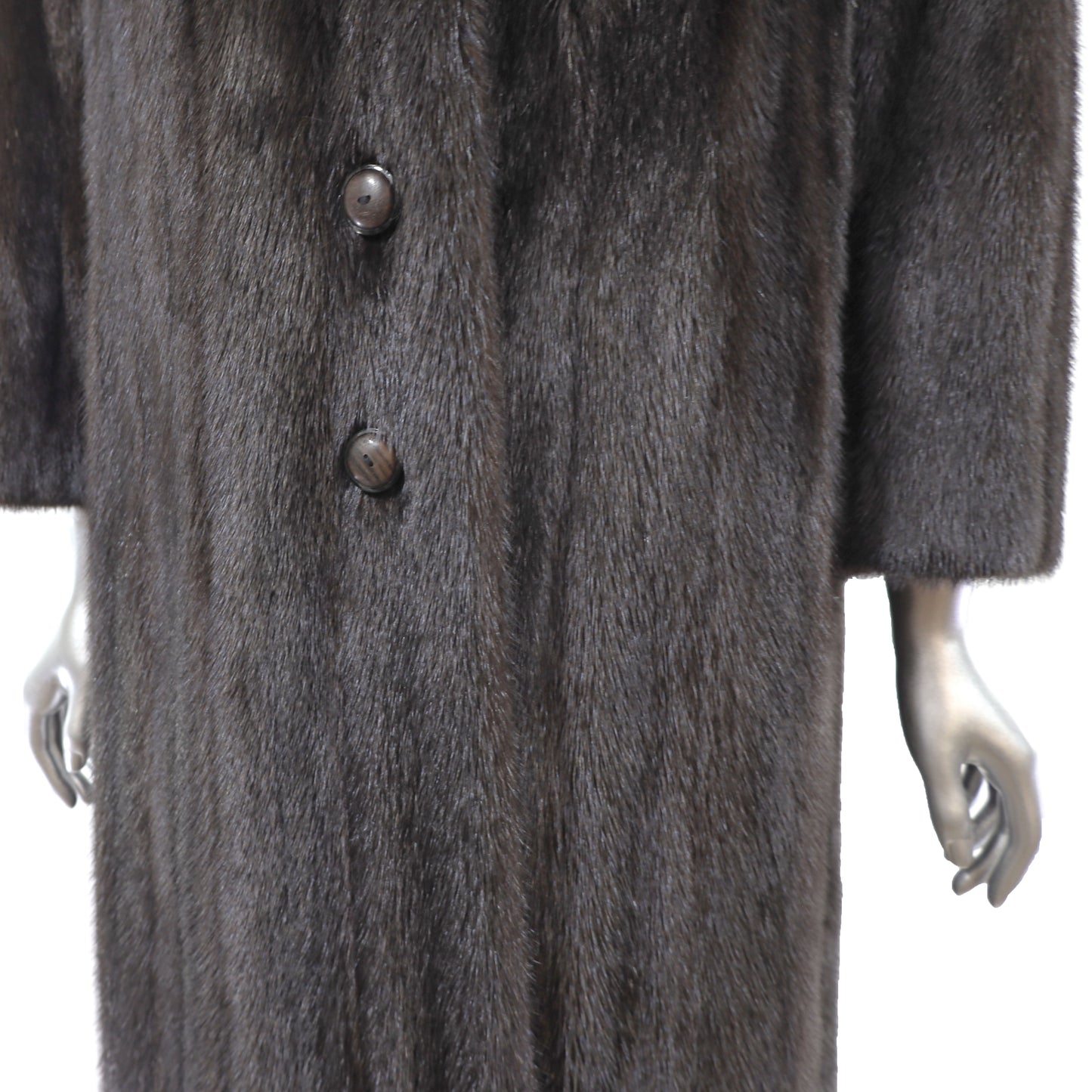 Birger Christensen Black Mink Coat- Size S