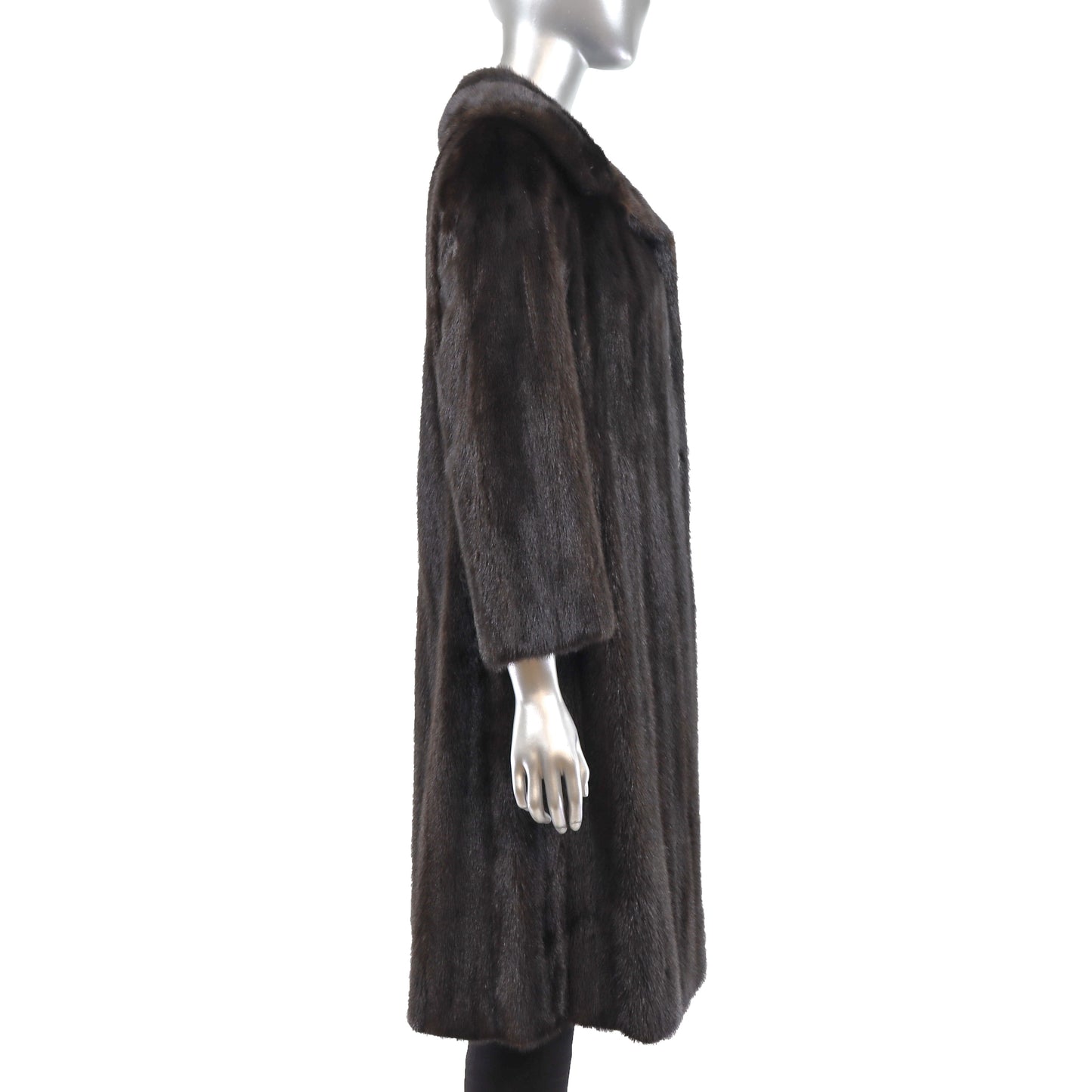 Birger Christensen Black Mink Coat- Size S