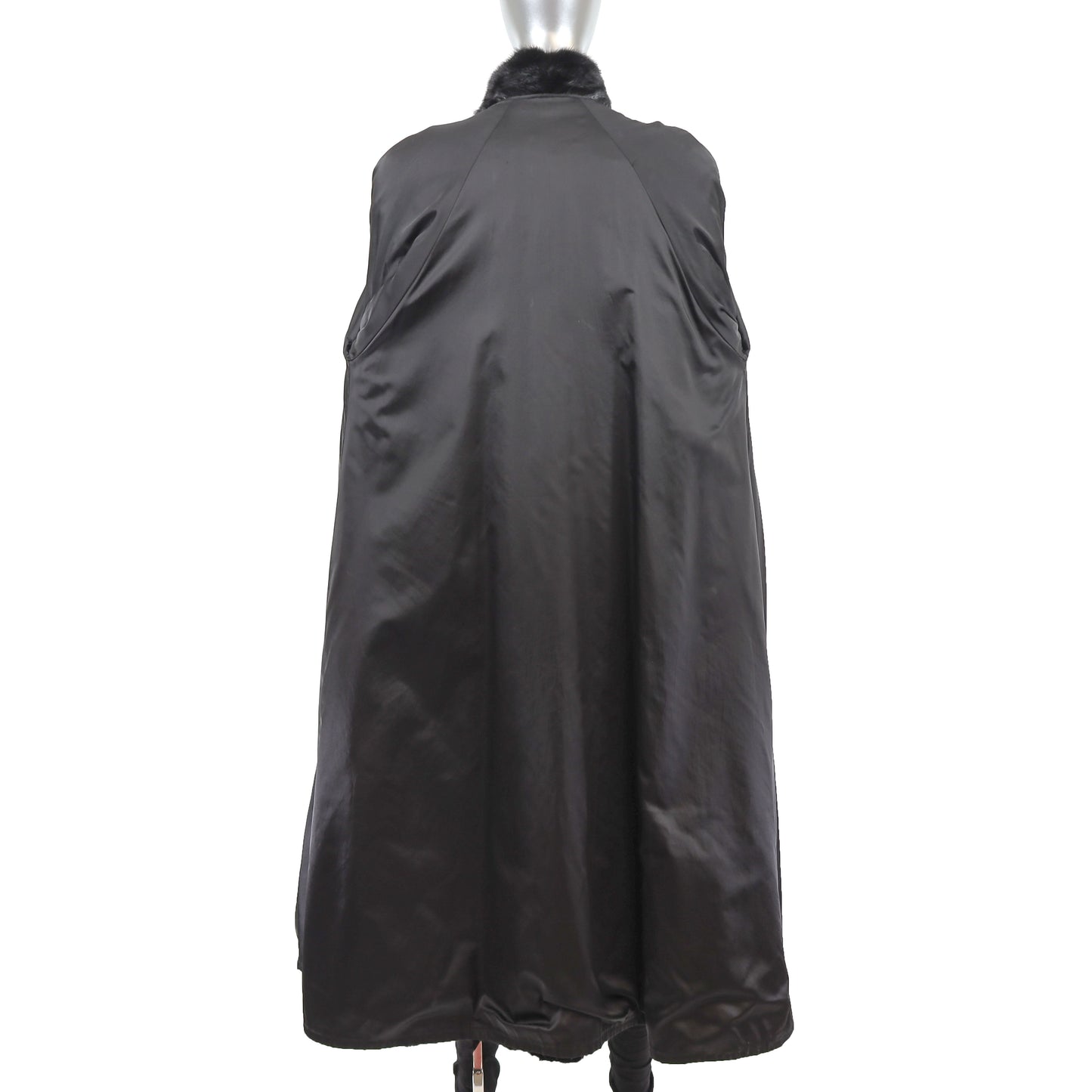 Black Mink Coat- Size L