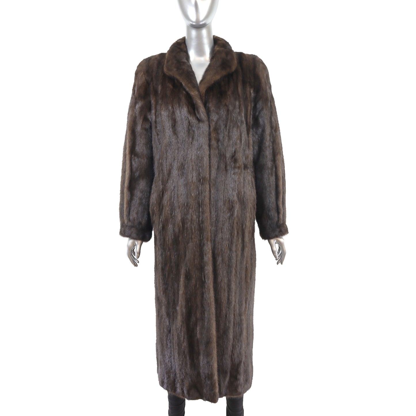 Mahogany Mink Coat- Size M