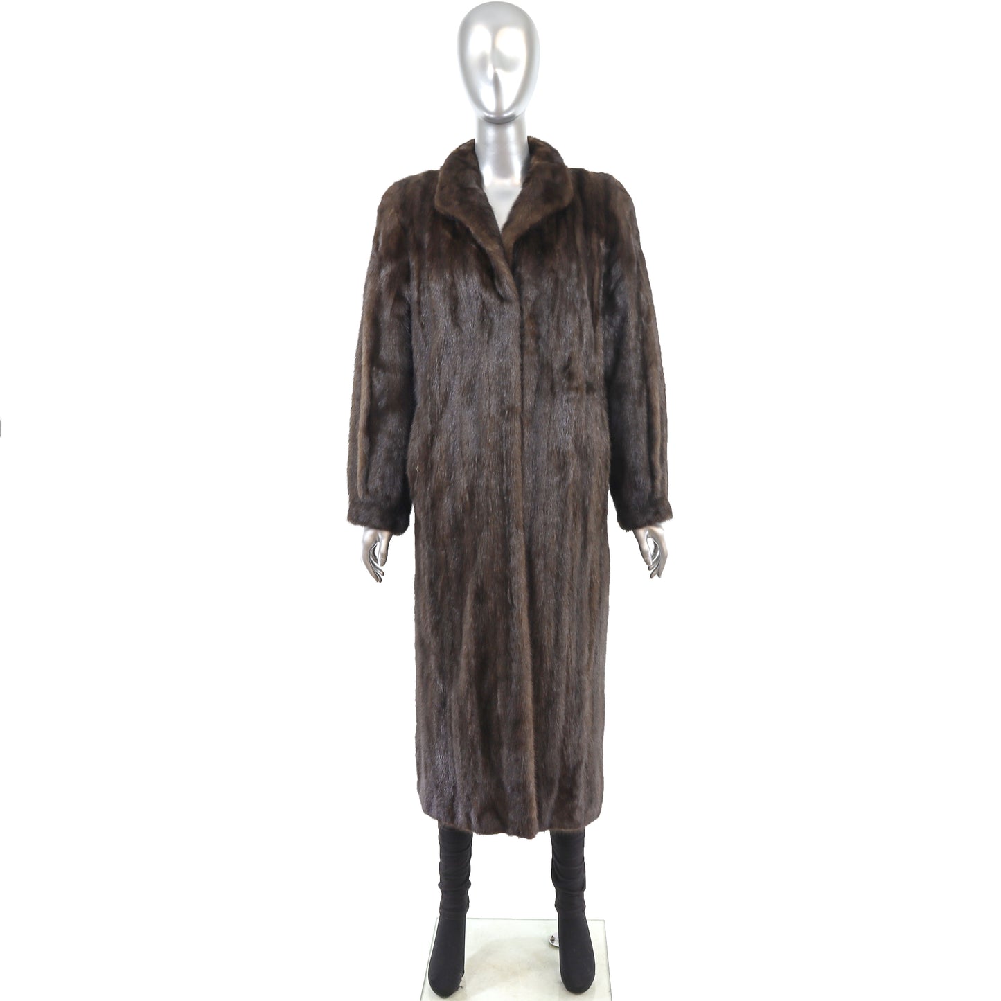 Mahogany Mink Coat- Size M