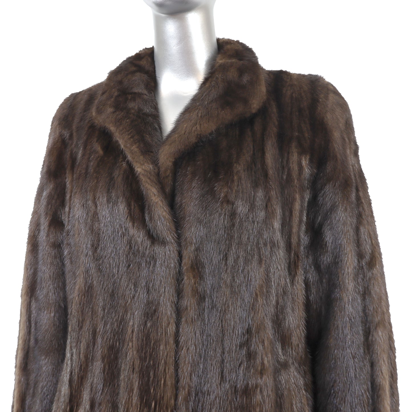 Mahogany Mink Coat- Size M