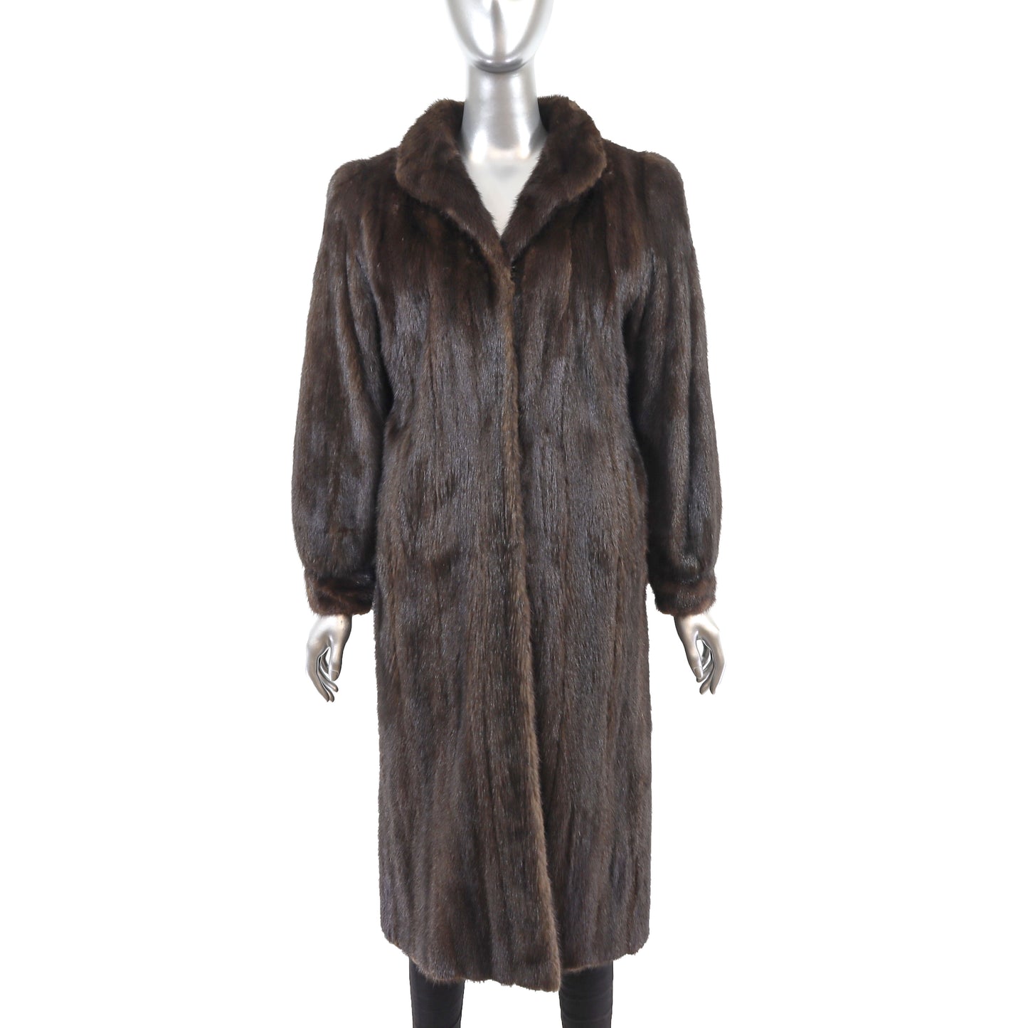 Mahogany Mink Coat- Size S