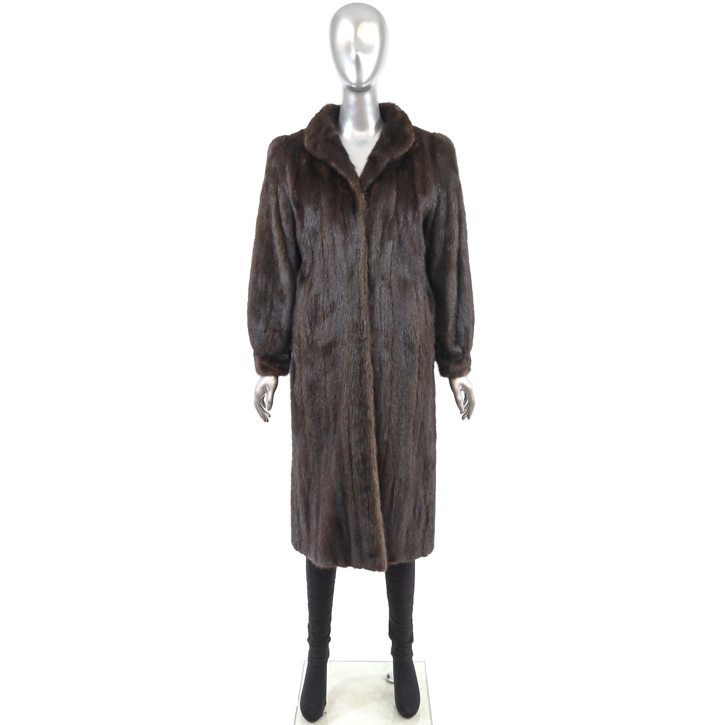 Mahogany Mink Coat- Size S